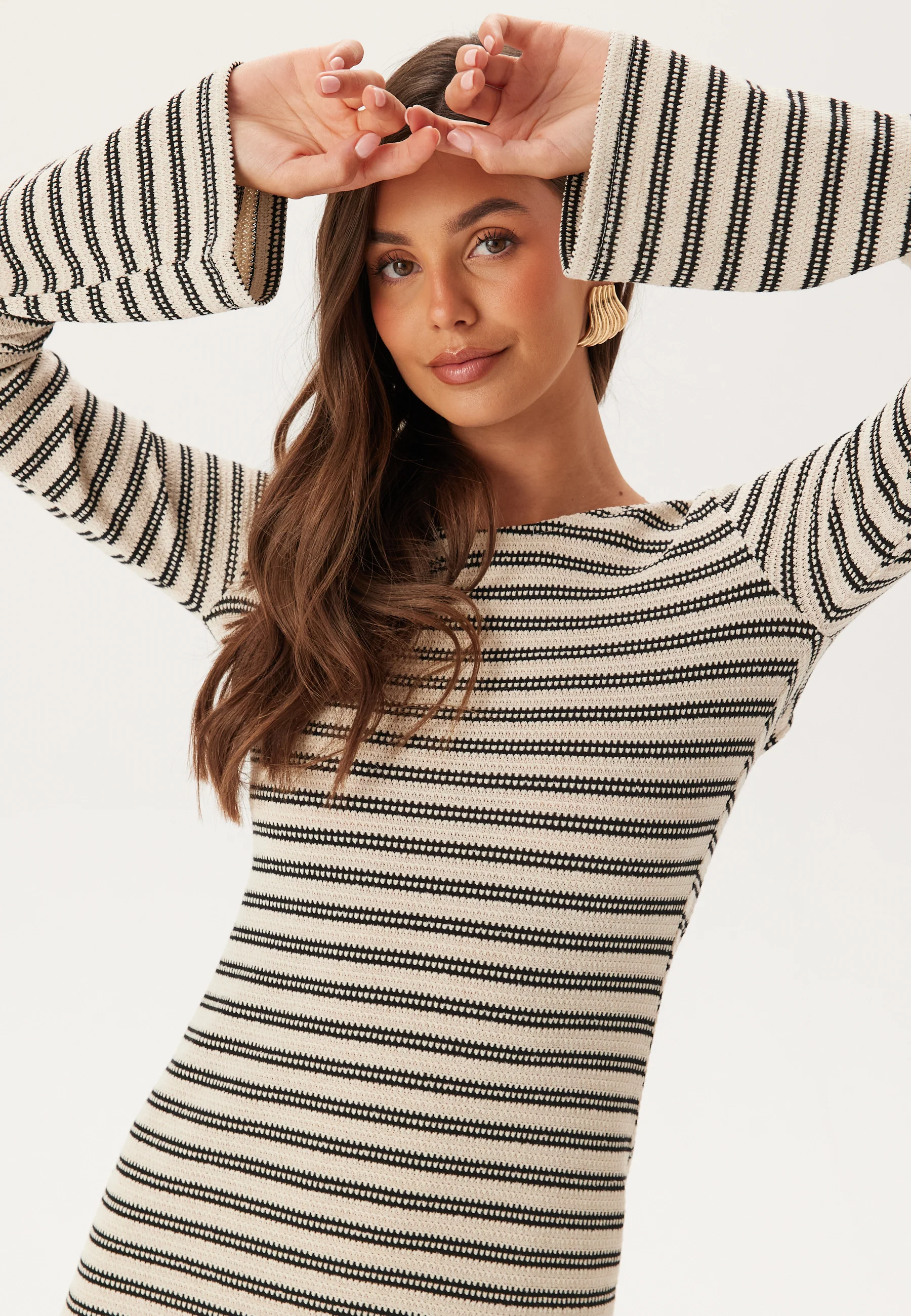 Striped Maxi Dress - Image 3