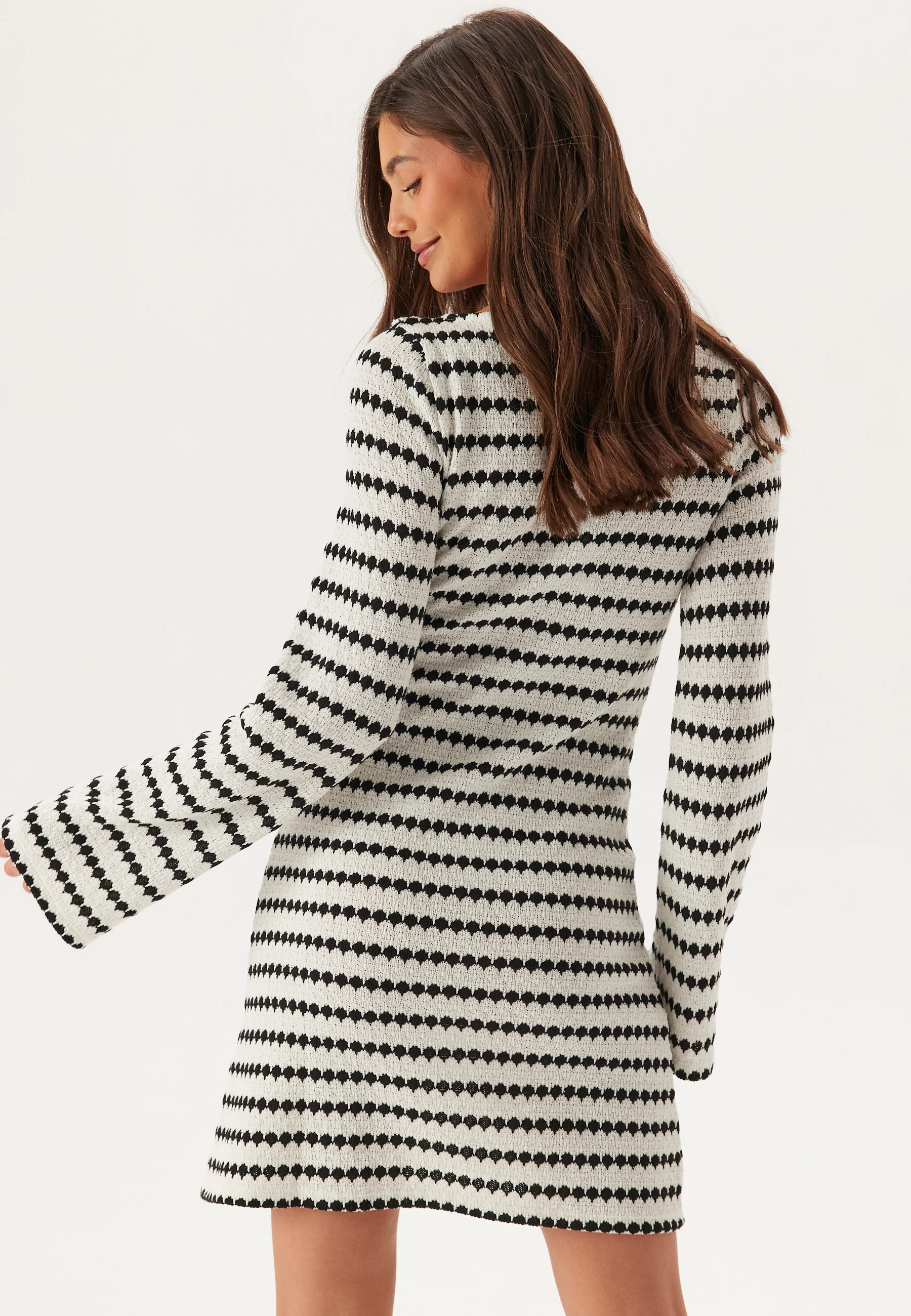 Striped Short Dress - Image 5