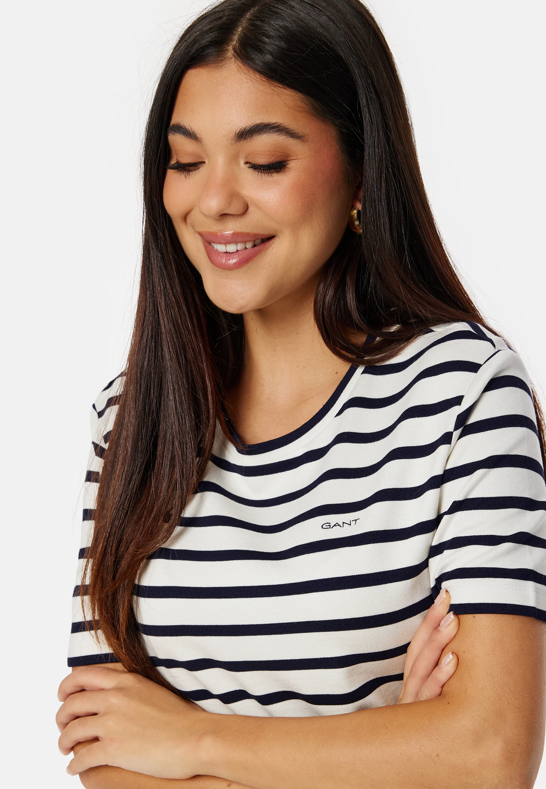 Striped SS T-Shirt Dress - Image 4