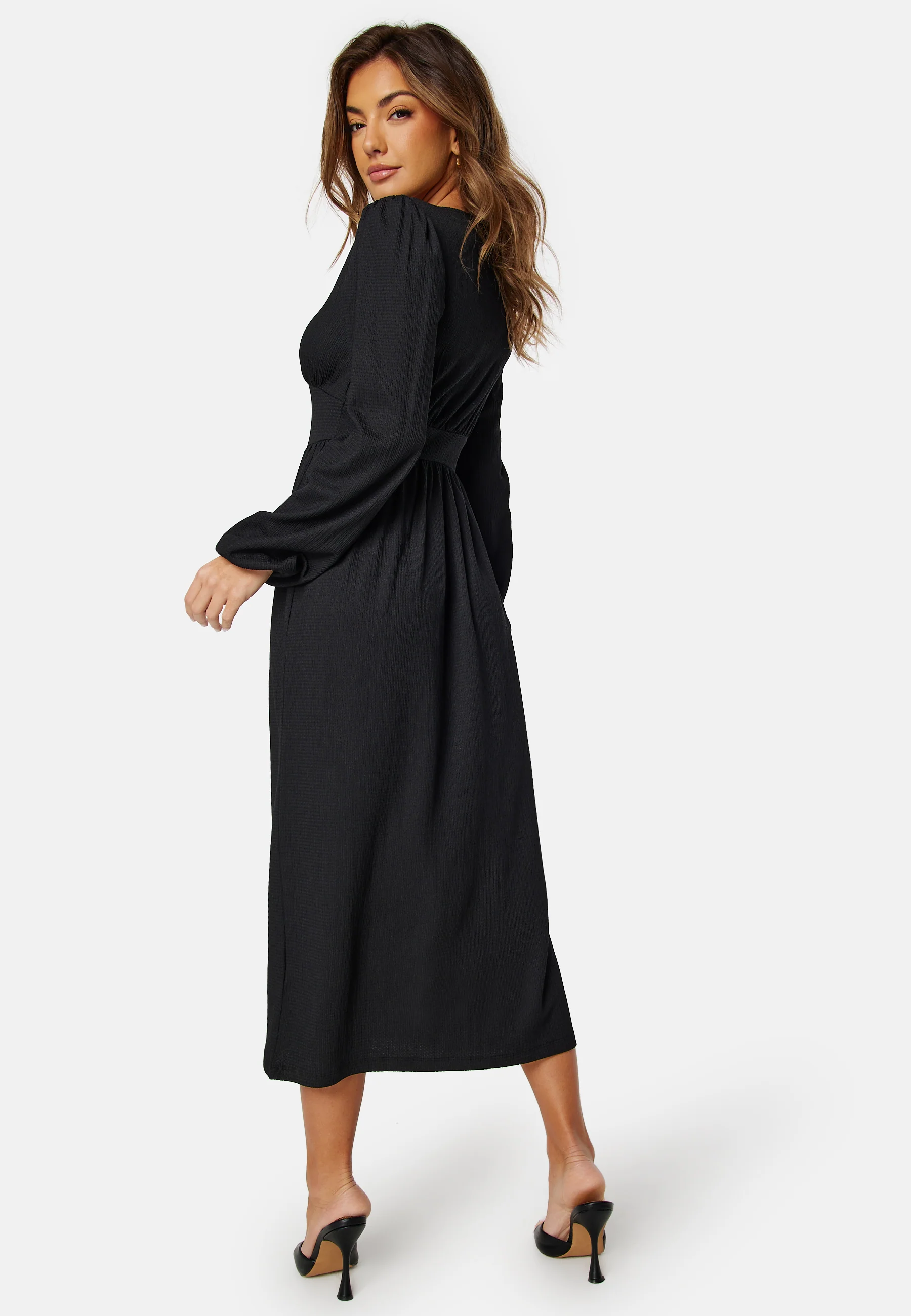 Structure Button Midi Dress - Image 3