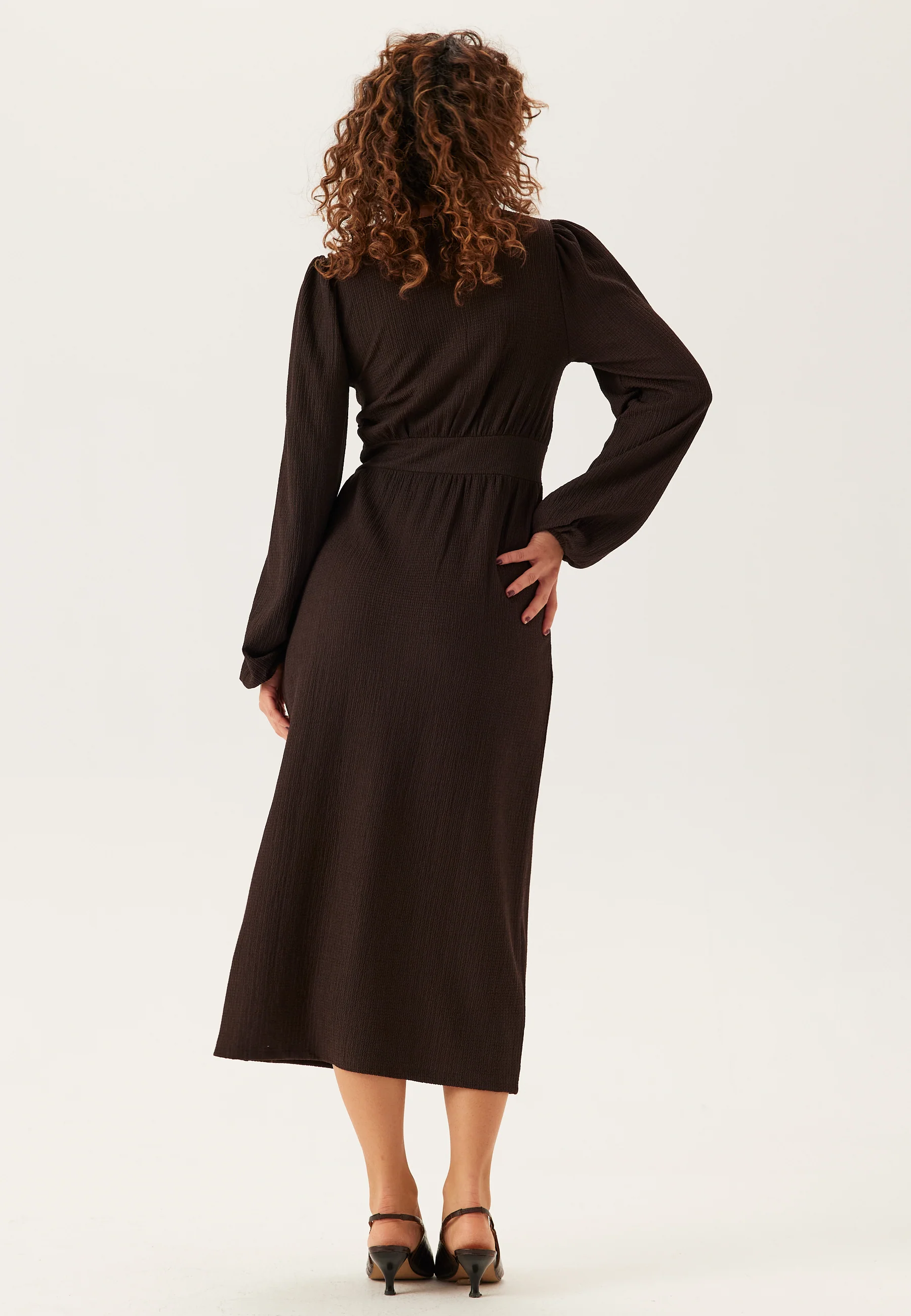 Structure Button Midi Dress - Image 2