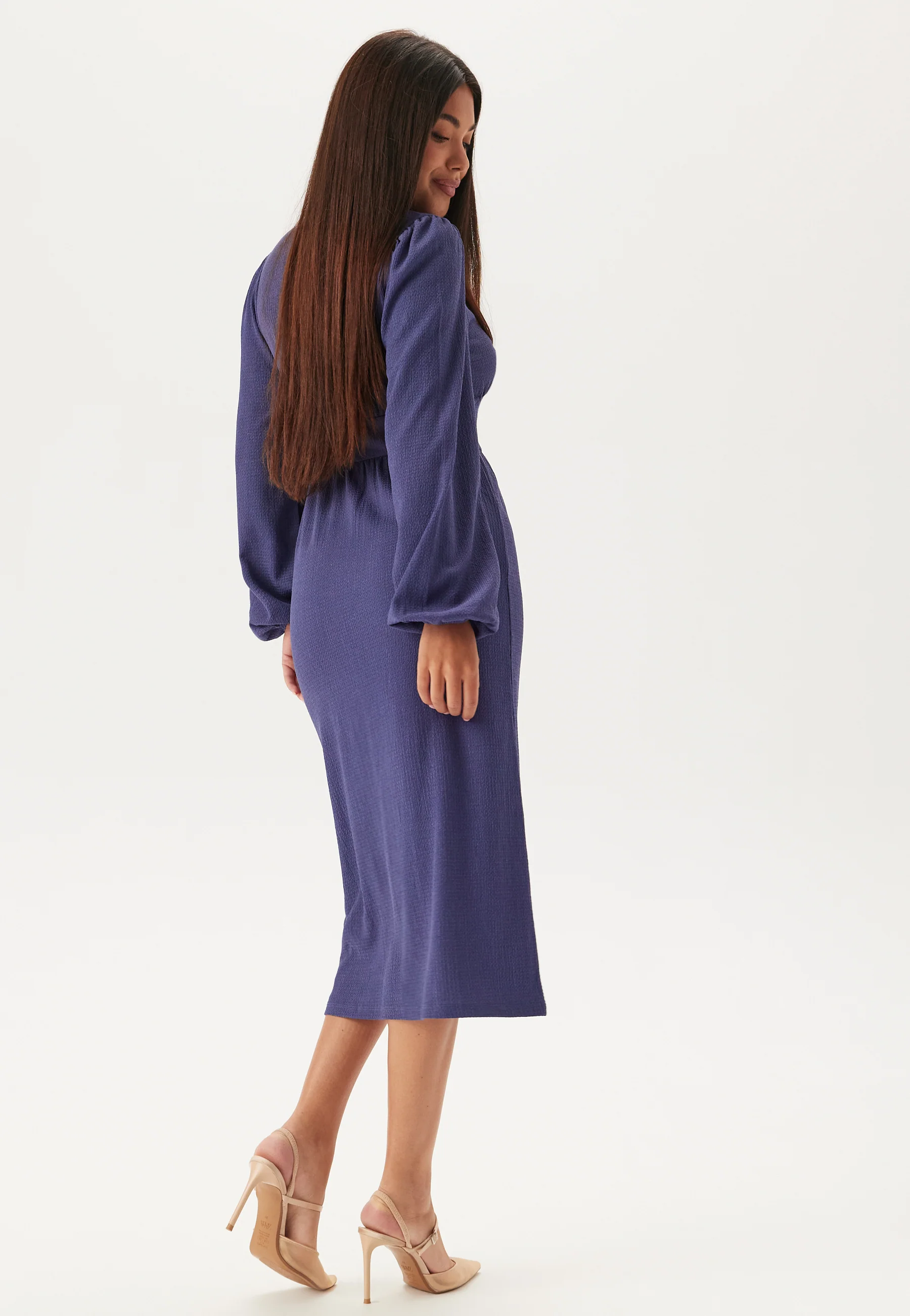 Structure Button Midi Dress - Image 2