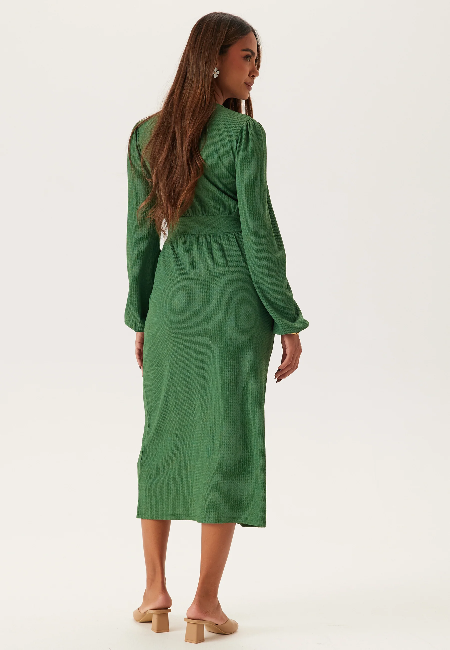 Structure Button Midi Dress - Image 2