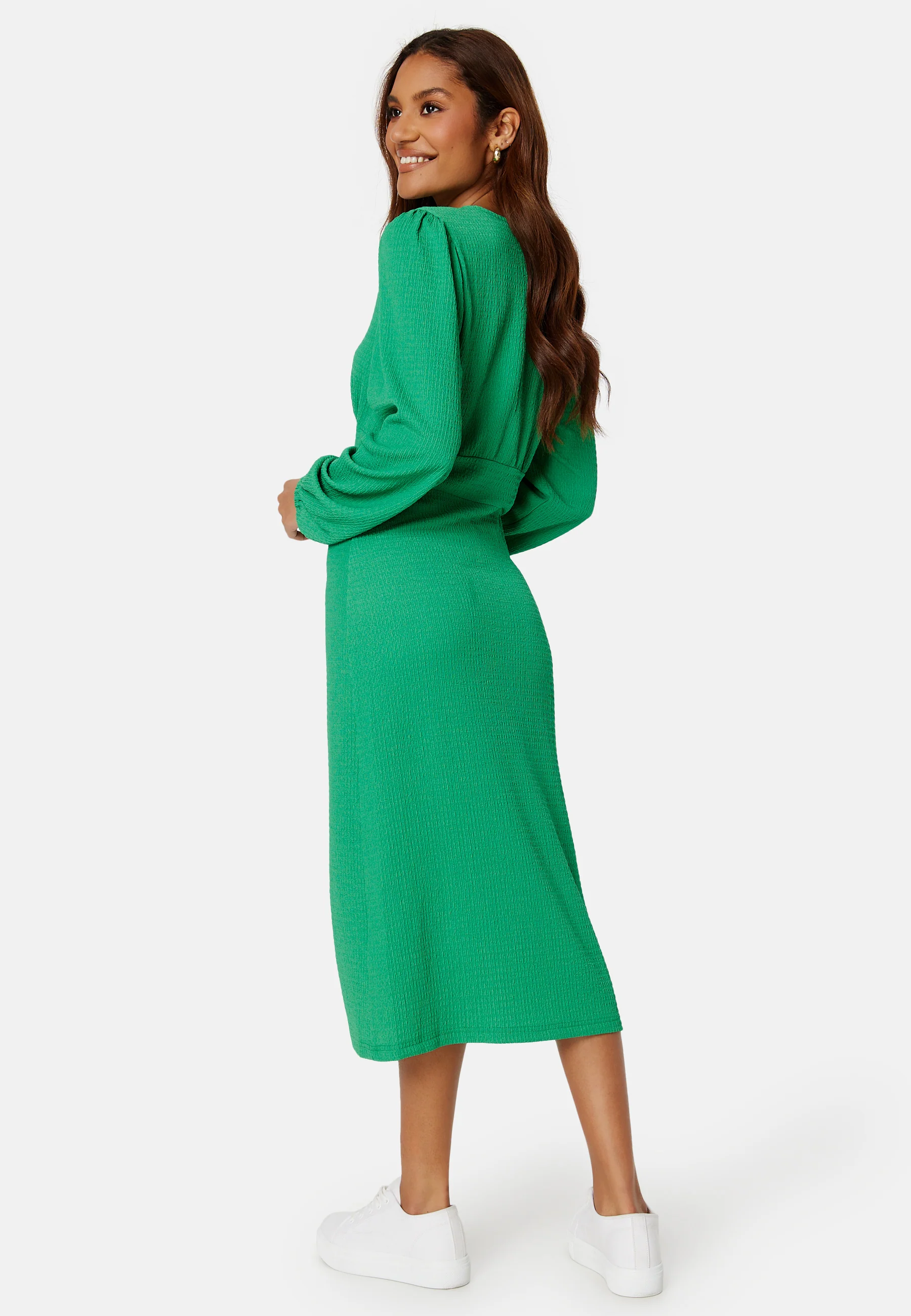 Structure Button Midi Dress - Image 3