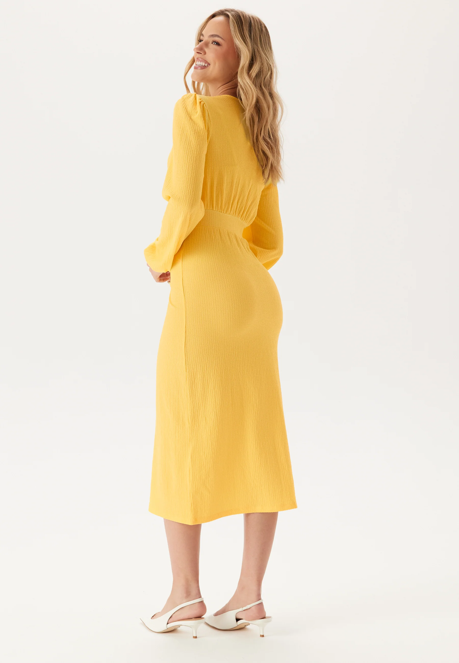 Structure Button Midi Dress - Image 3