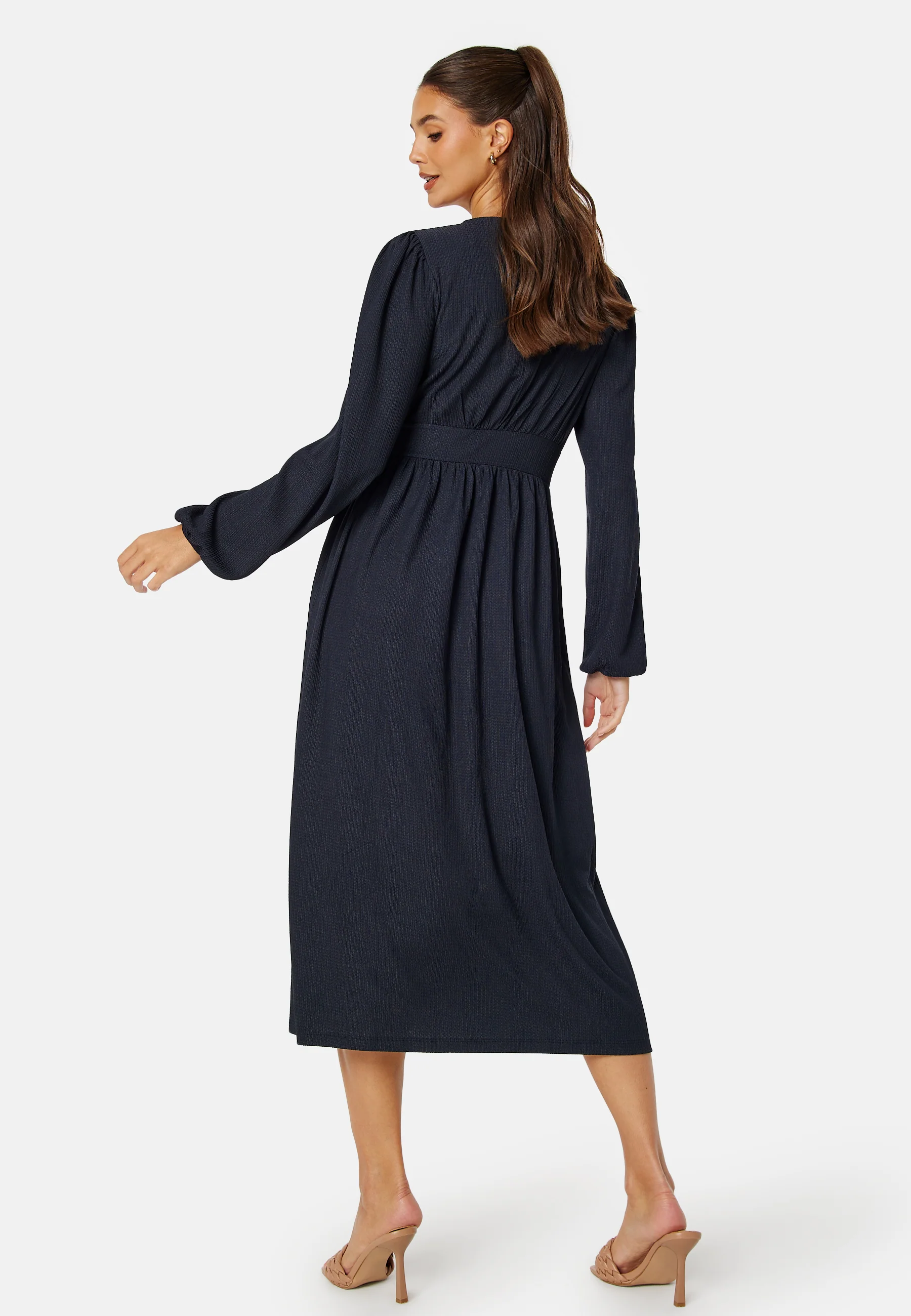 Structure Button Midi Dress - Image 2
