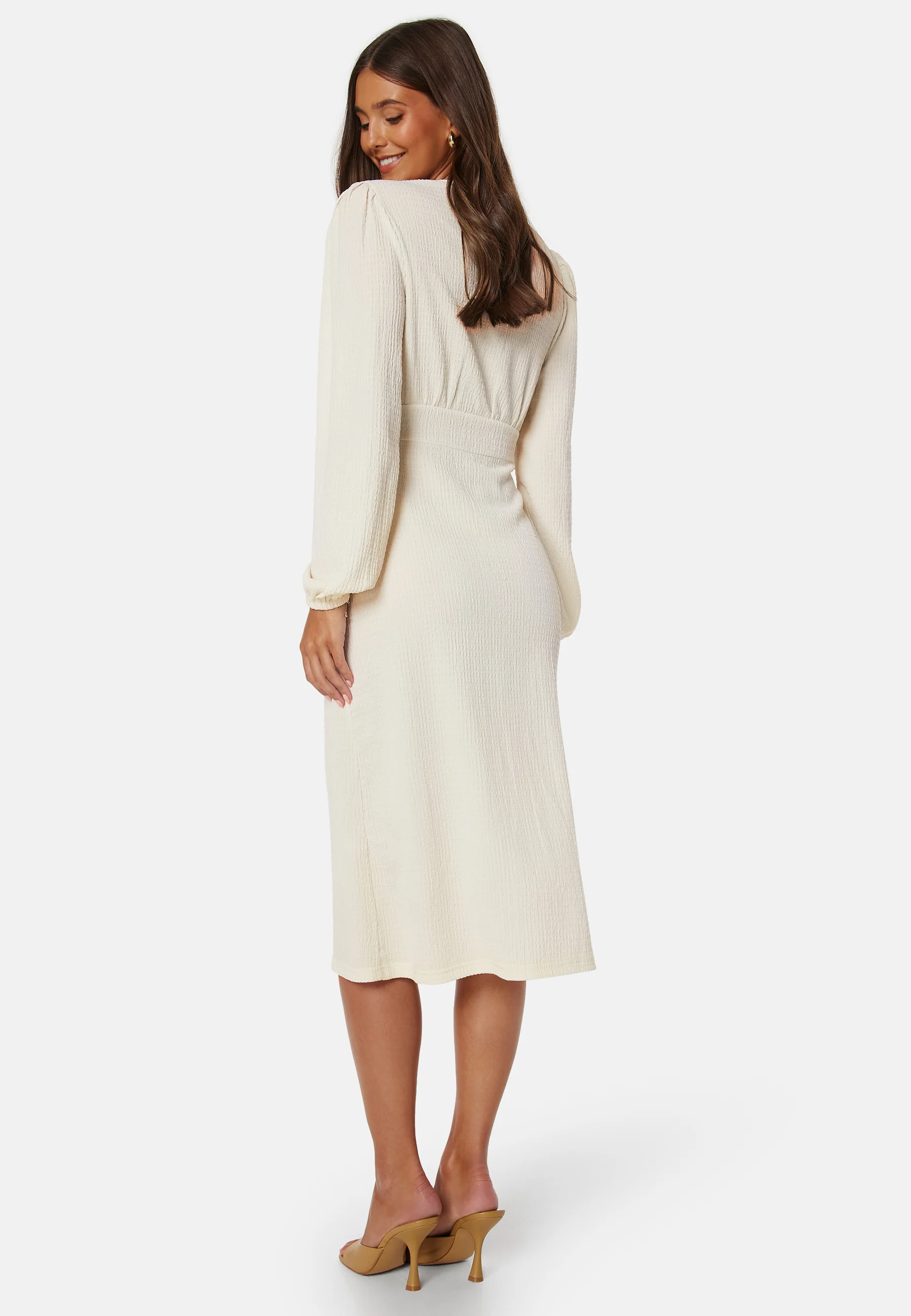 Structure Button Midi Dress - Image 3