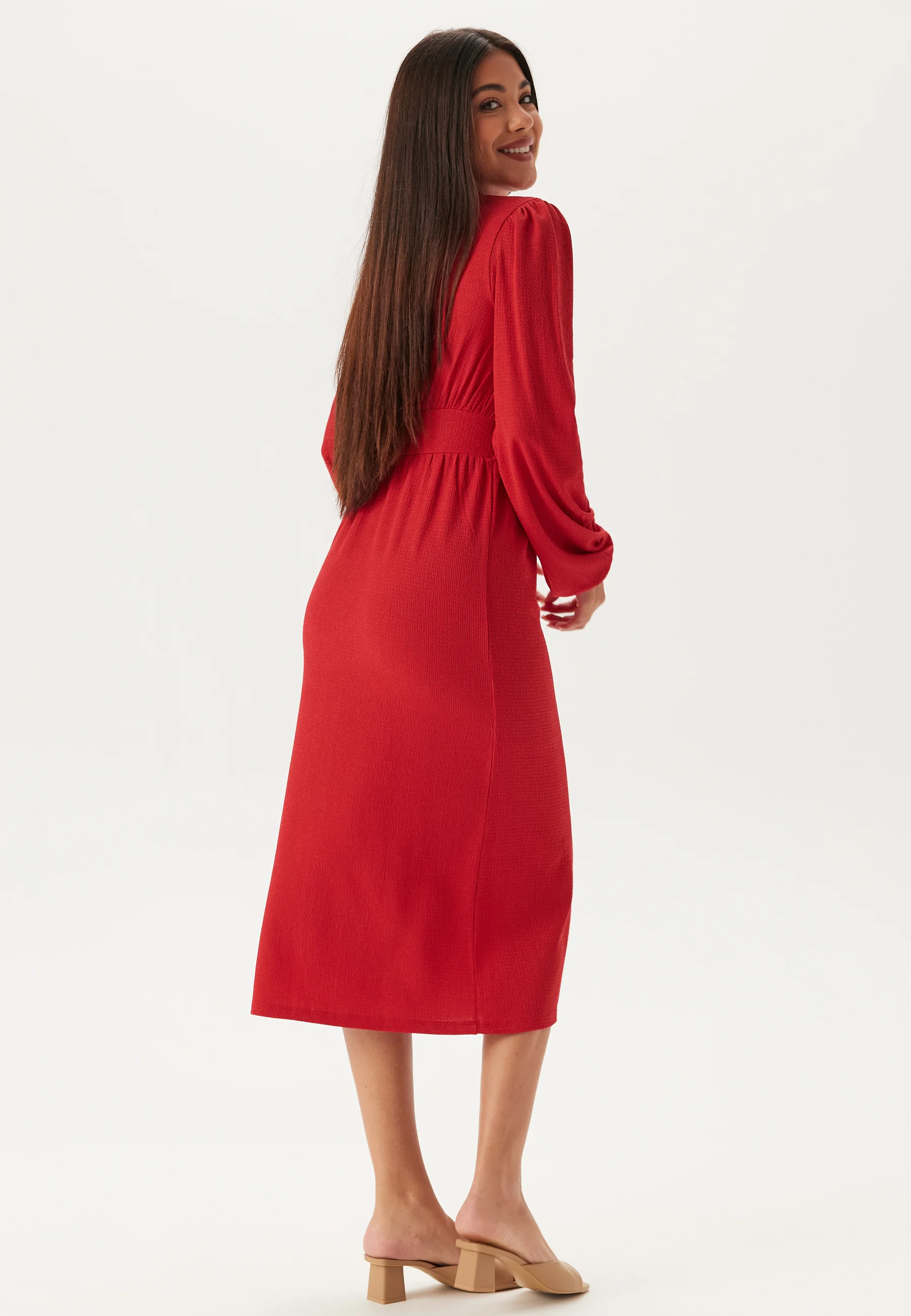 Structure Button Midi Dress - Image 2