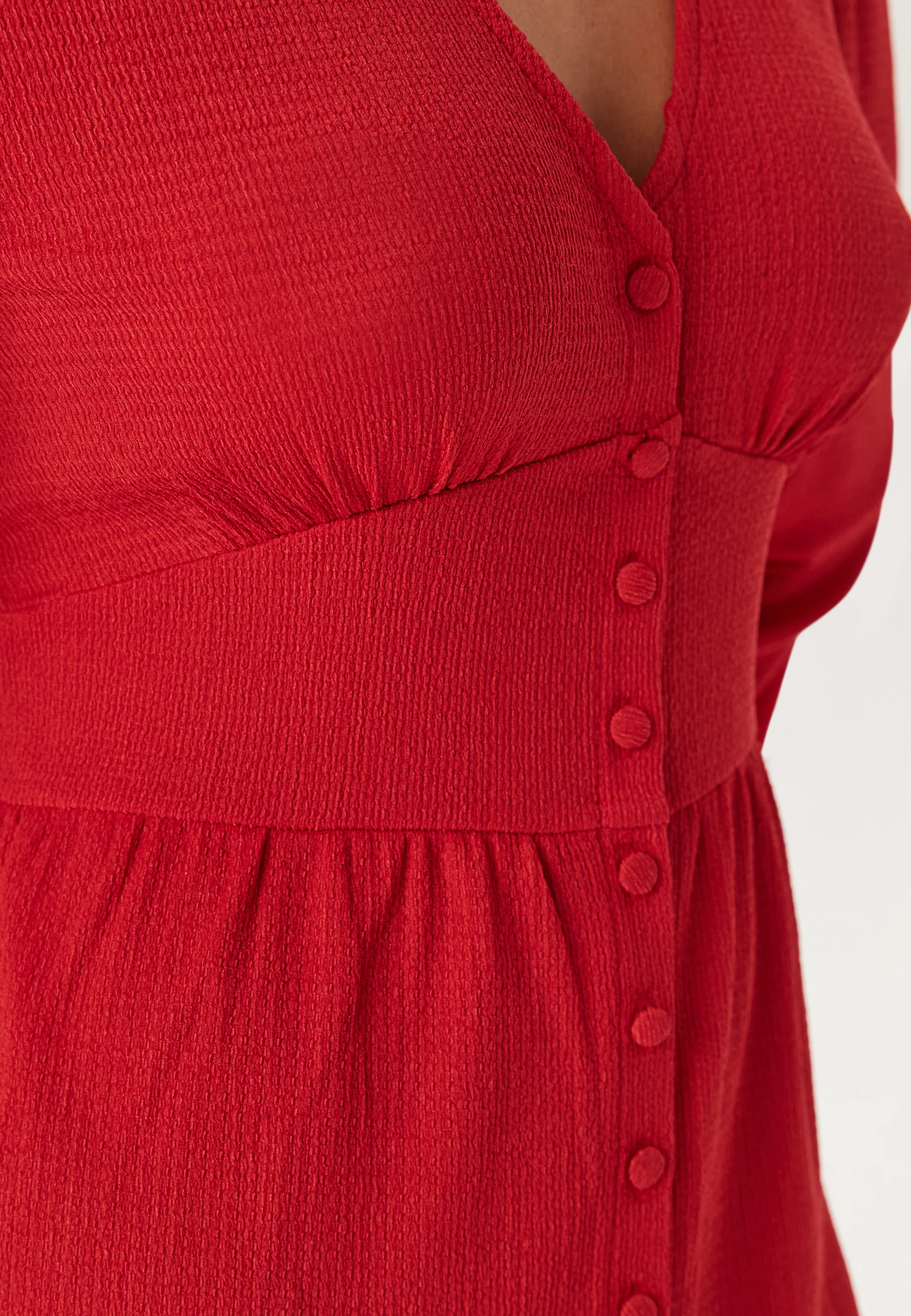 Structure Button Midi Dress - Image 4