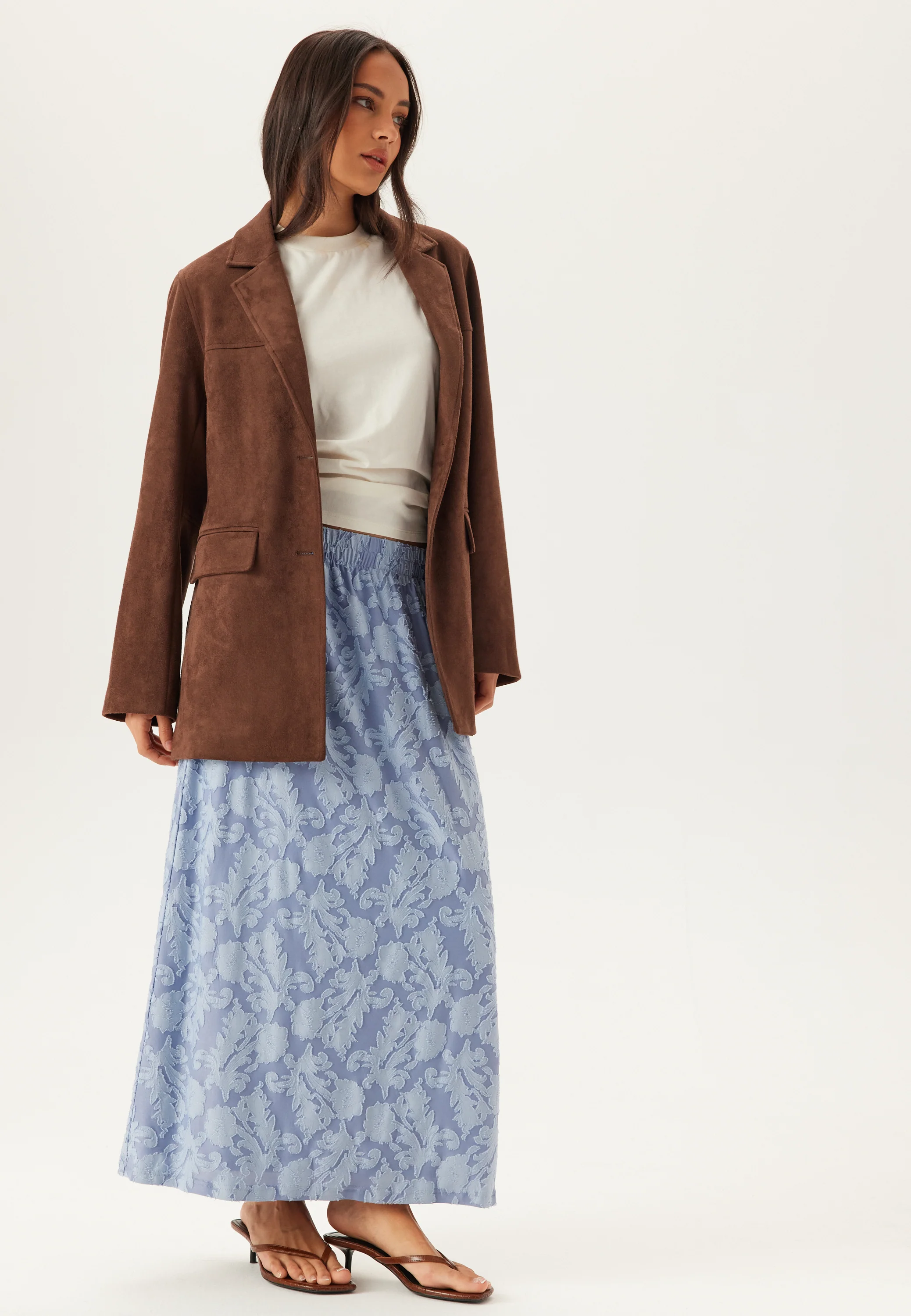 Structure Floral Maxi Skirt - Image 2