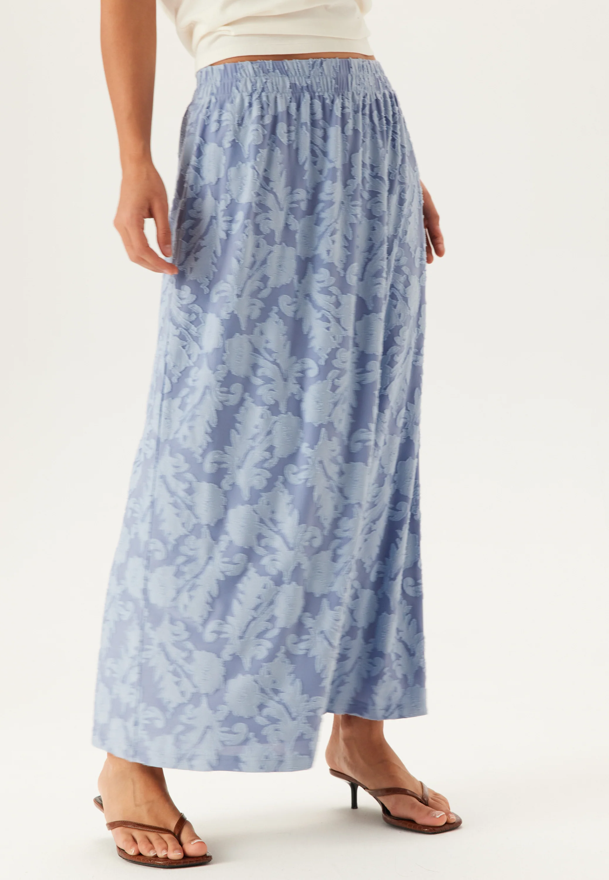 Structure Floral Maxi Skirt - Image 3