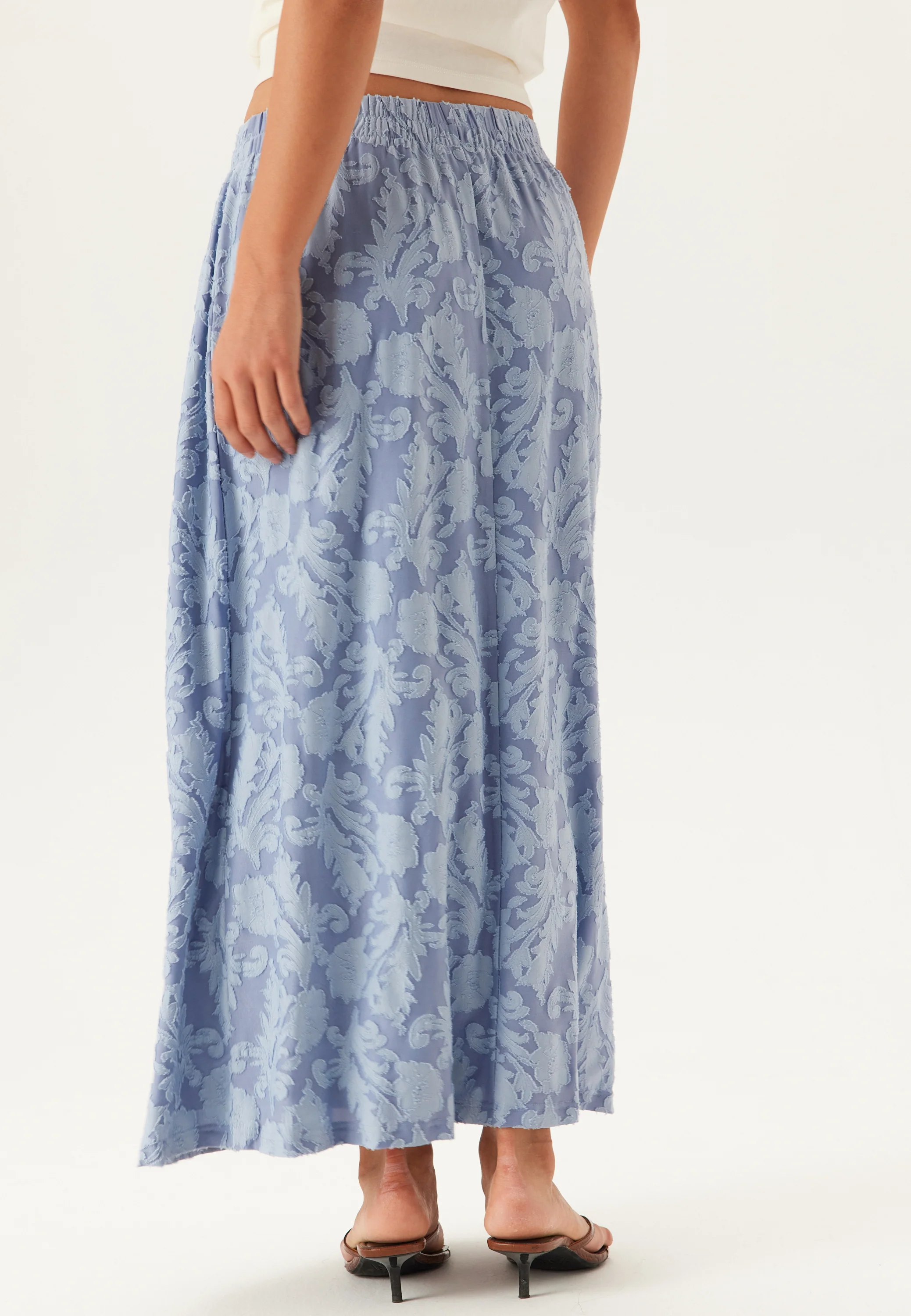 Structure Floral Maxi Skirt - Image 4