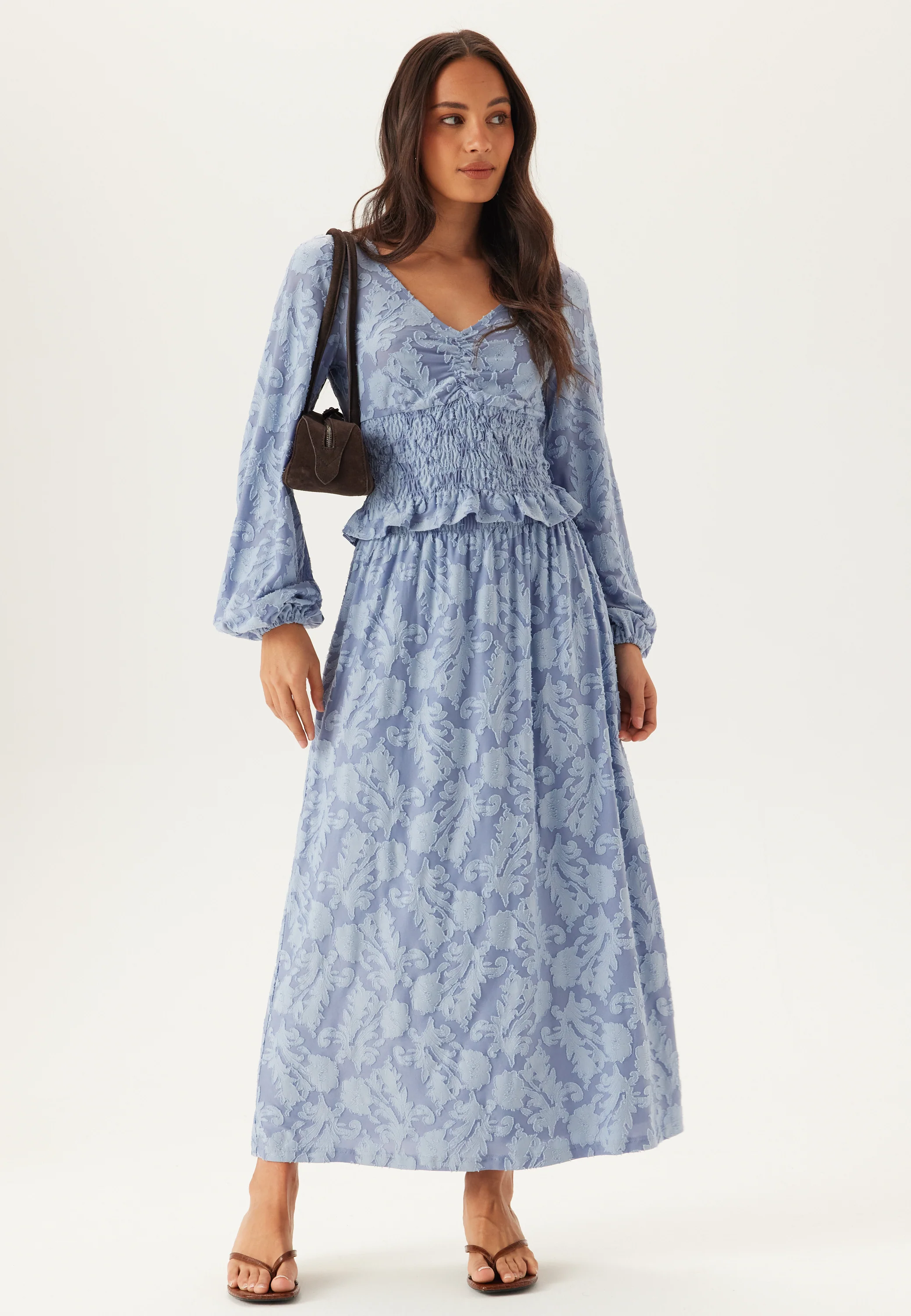 Structure Floral Smock Top - Image 7