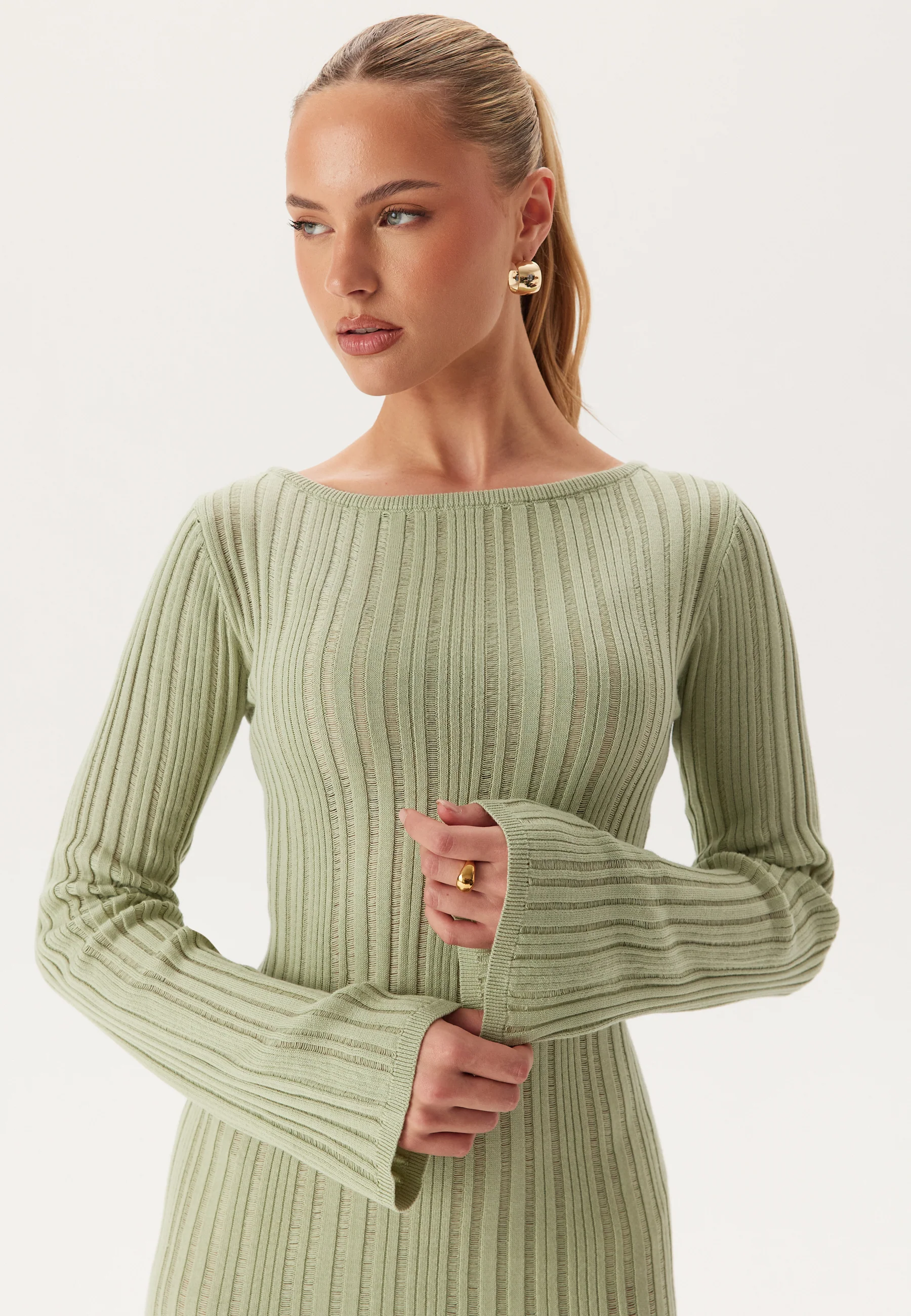 Structure Knitted Dress - Image 5