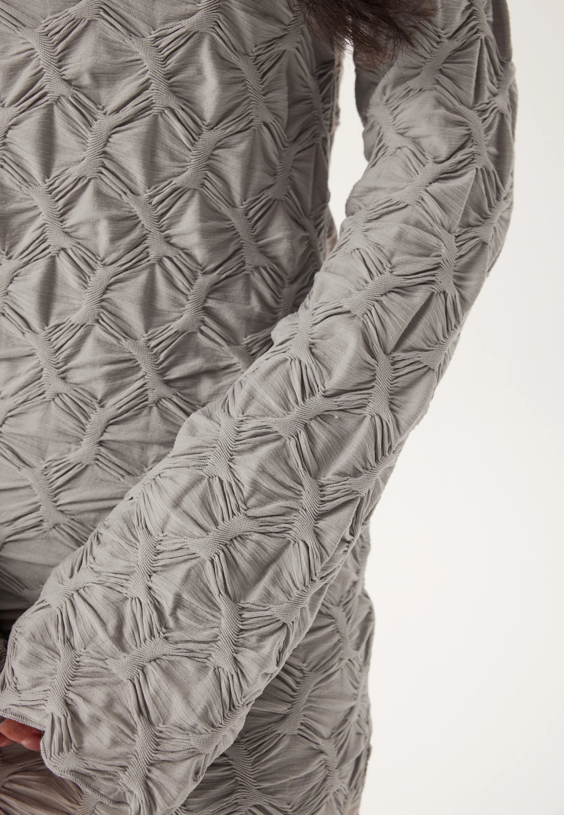 Structure Long Sleeve Midi Dress - Image 4