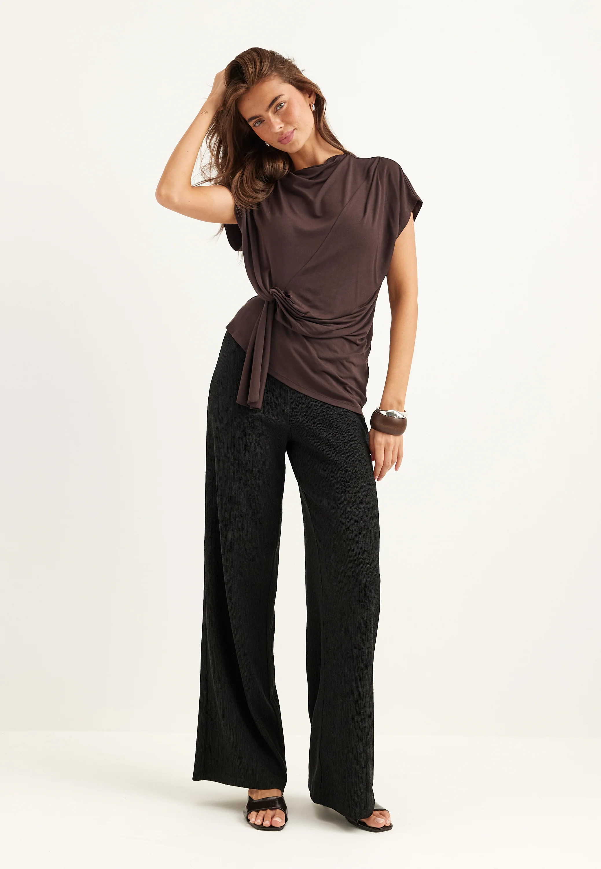 Structure Wide Trousers - Image 4