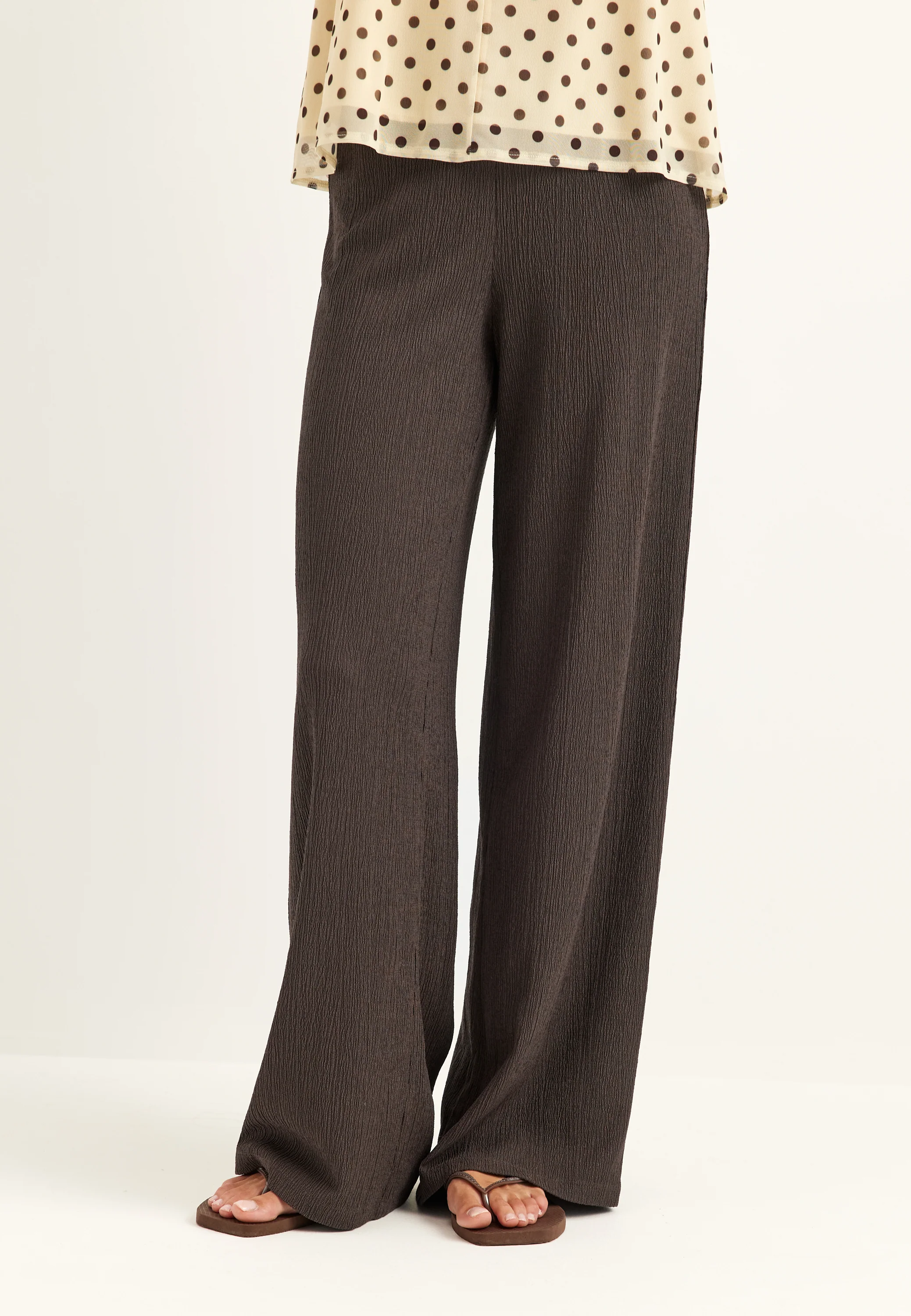 Structure Wide Trousers - Image 11