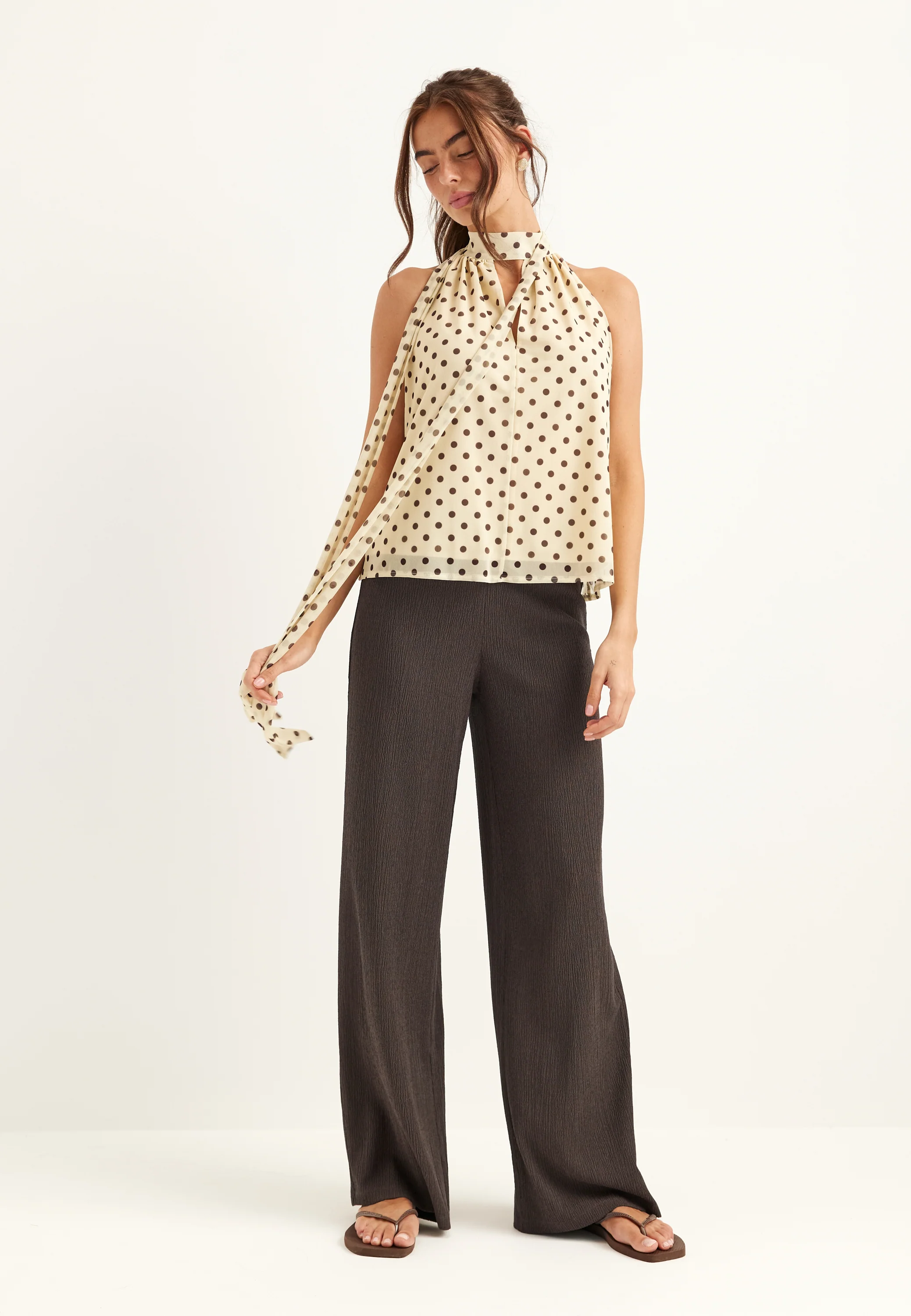 Structure Wide Trousers - Image 9