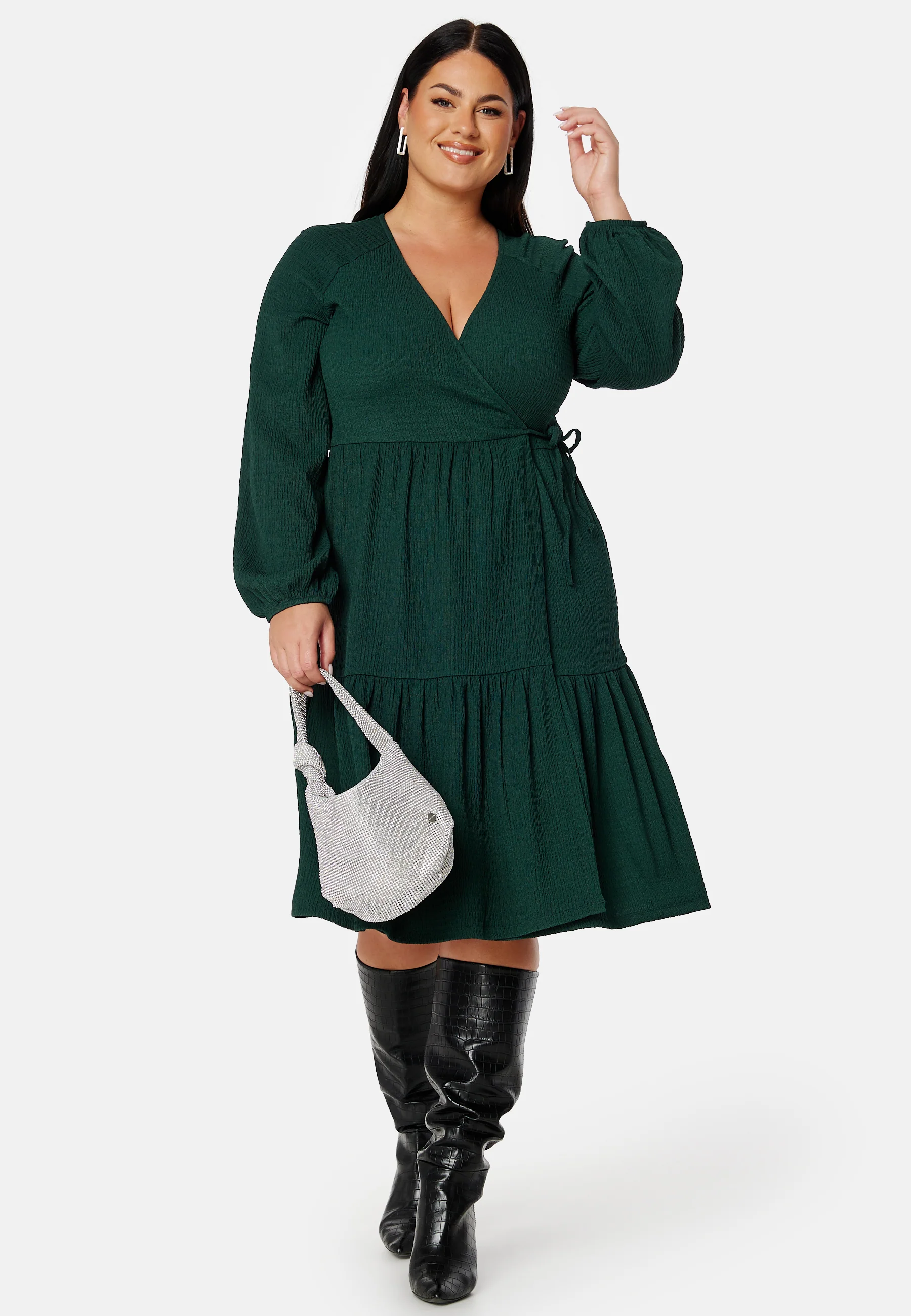 Structure Wrap Dress - Image 2