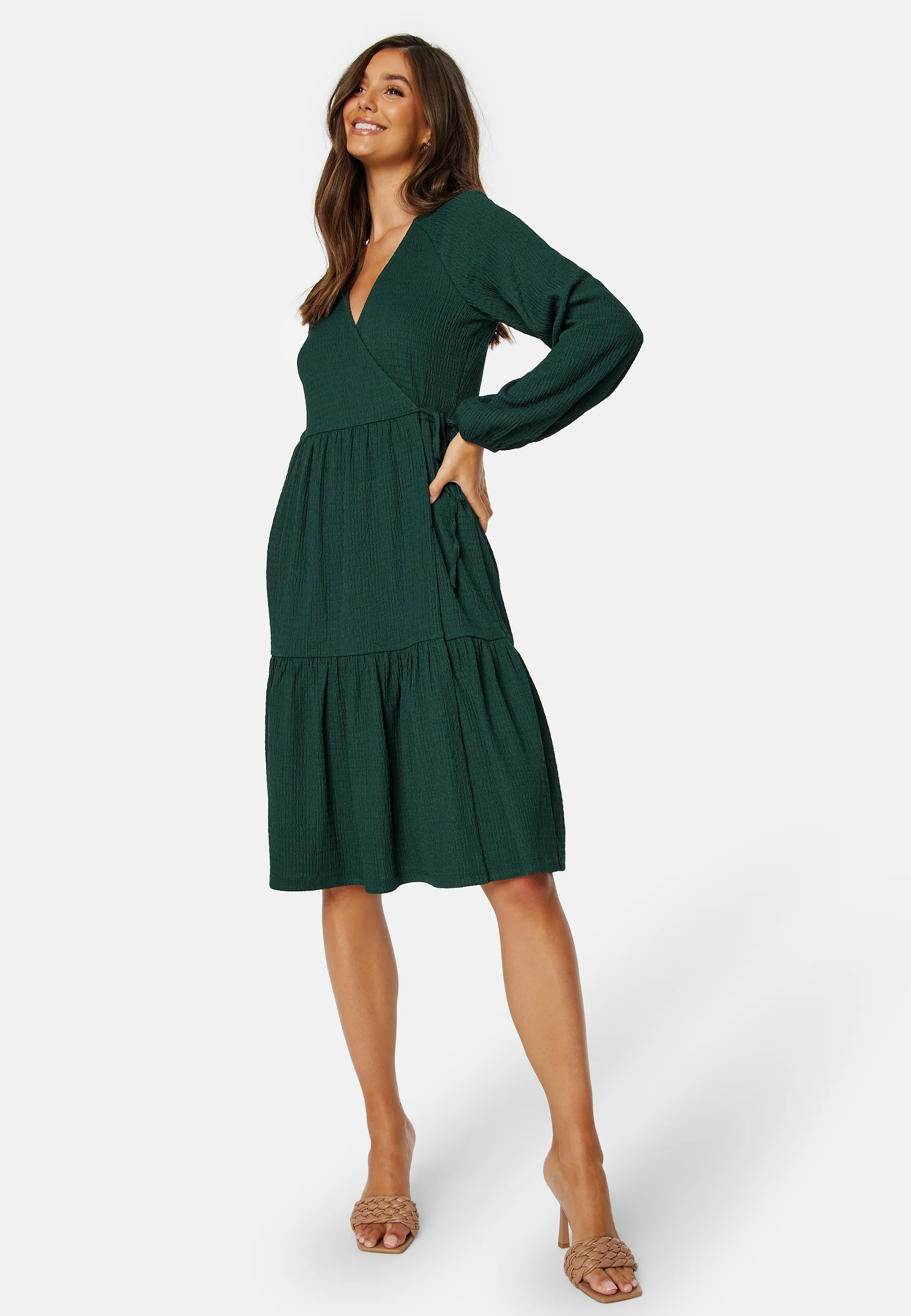 Structure Wrap Dress - Image 6