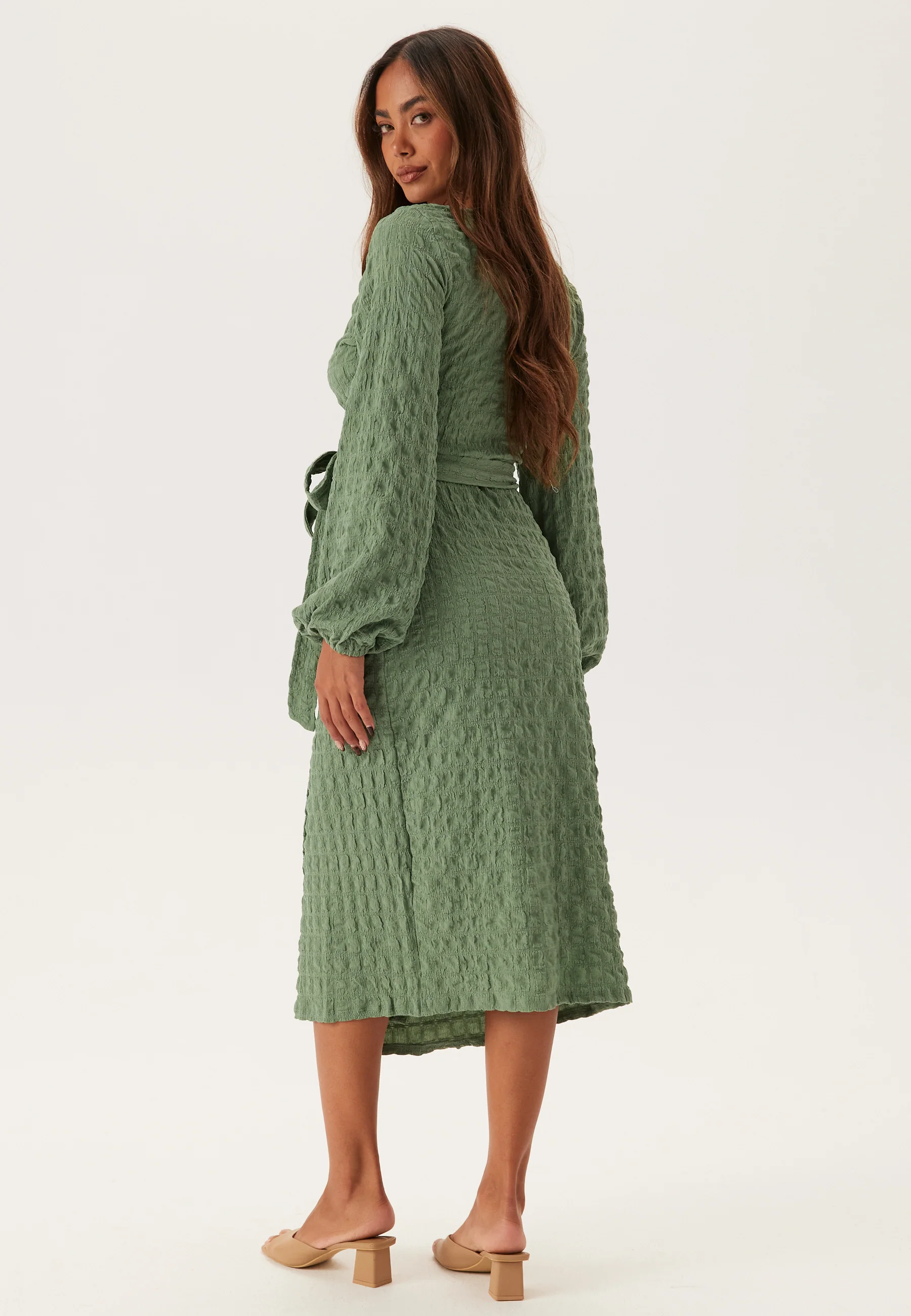 Structure Wrap Dress - Image 2
