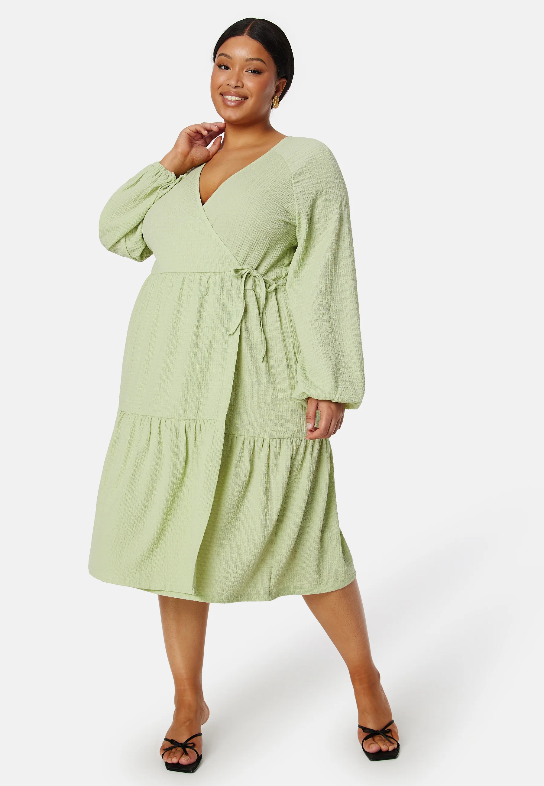 Structure Wrap Dress - Image 6