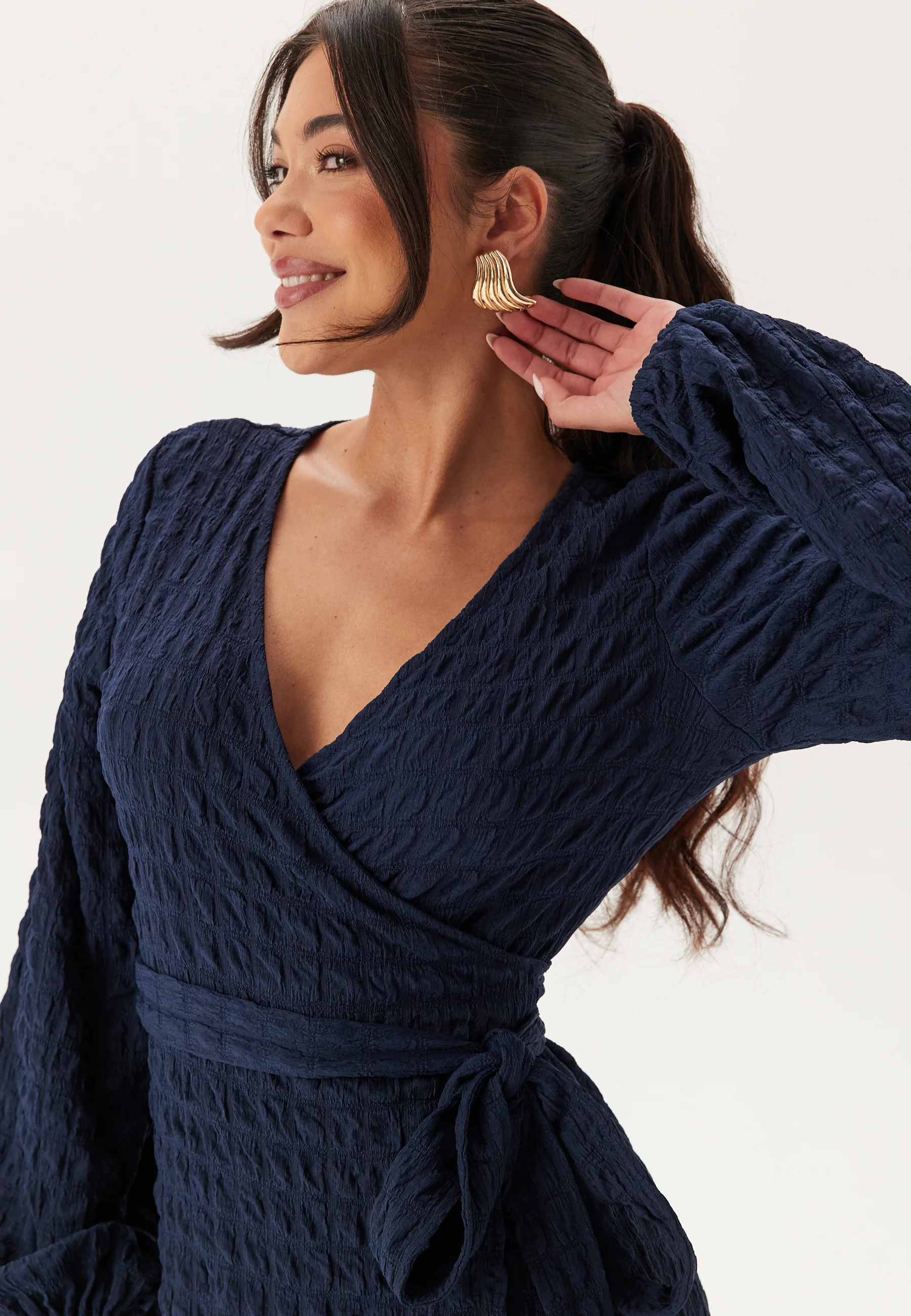 Structure Wrap Dress - Image 3