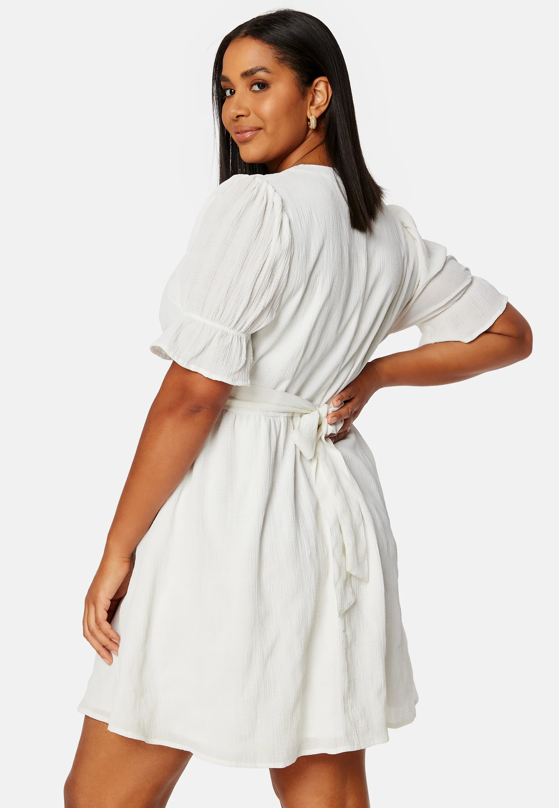 Structured Button Front Dress - Image 8