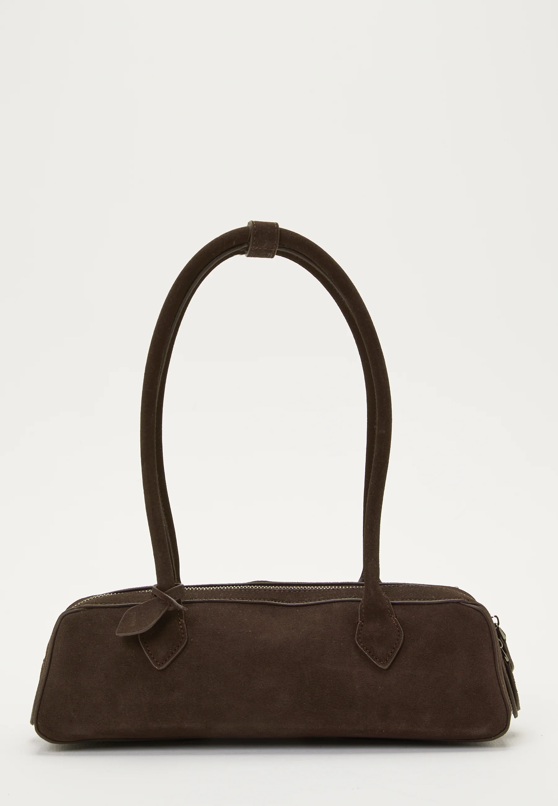 Suede Baguette Bag - Image 5