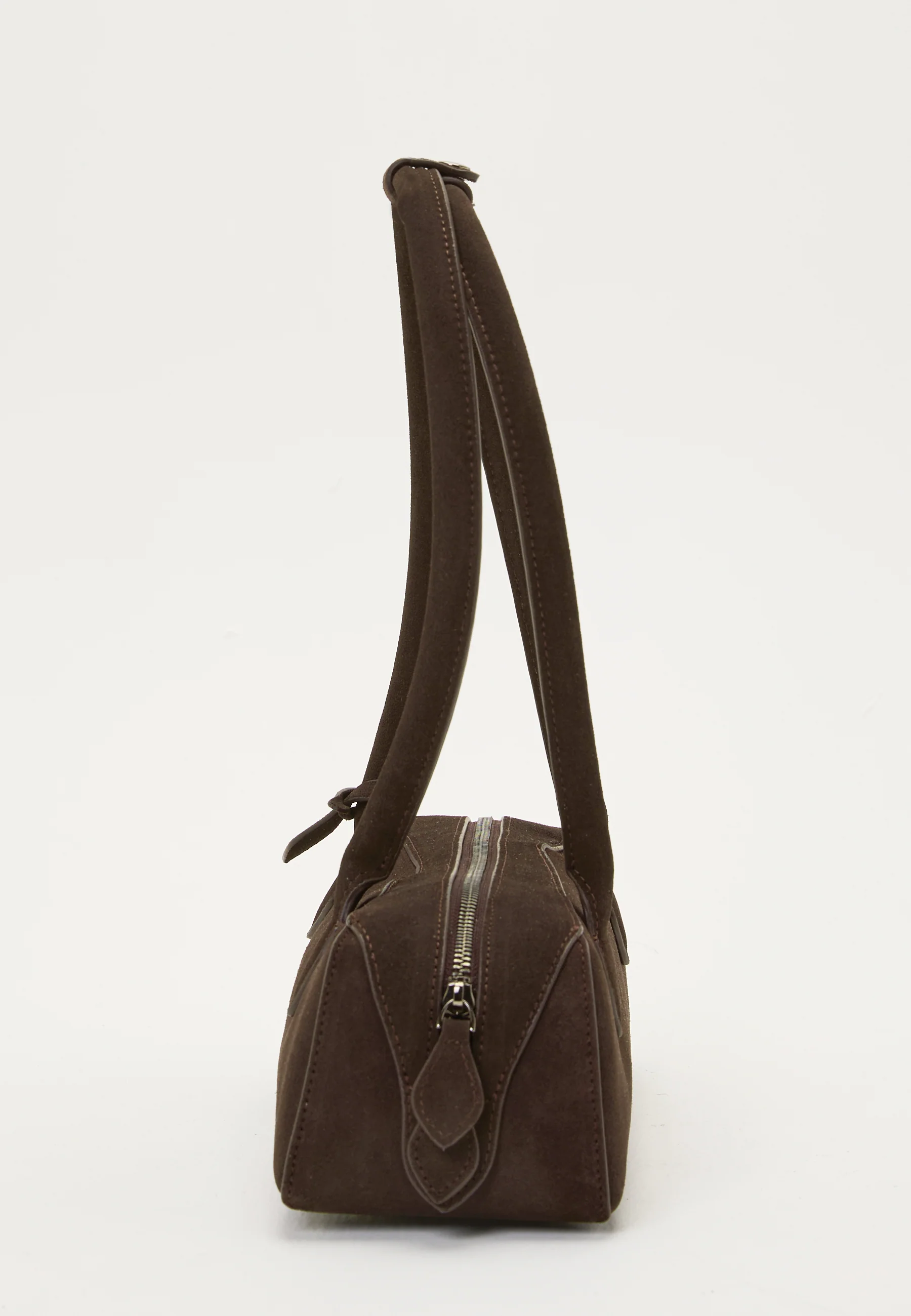 Suede Baguette Bag - Image 6