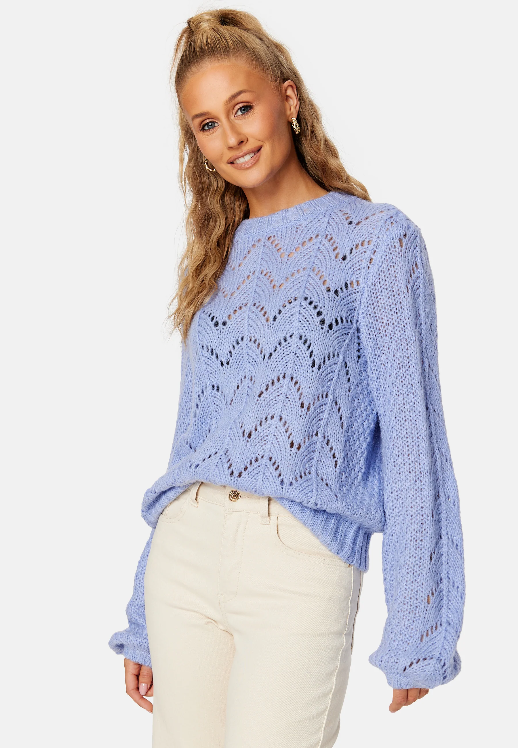 Sultan Knit O-Neck L/S Top
