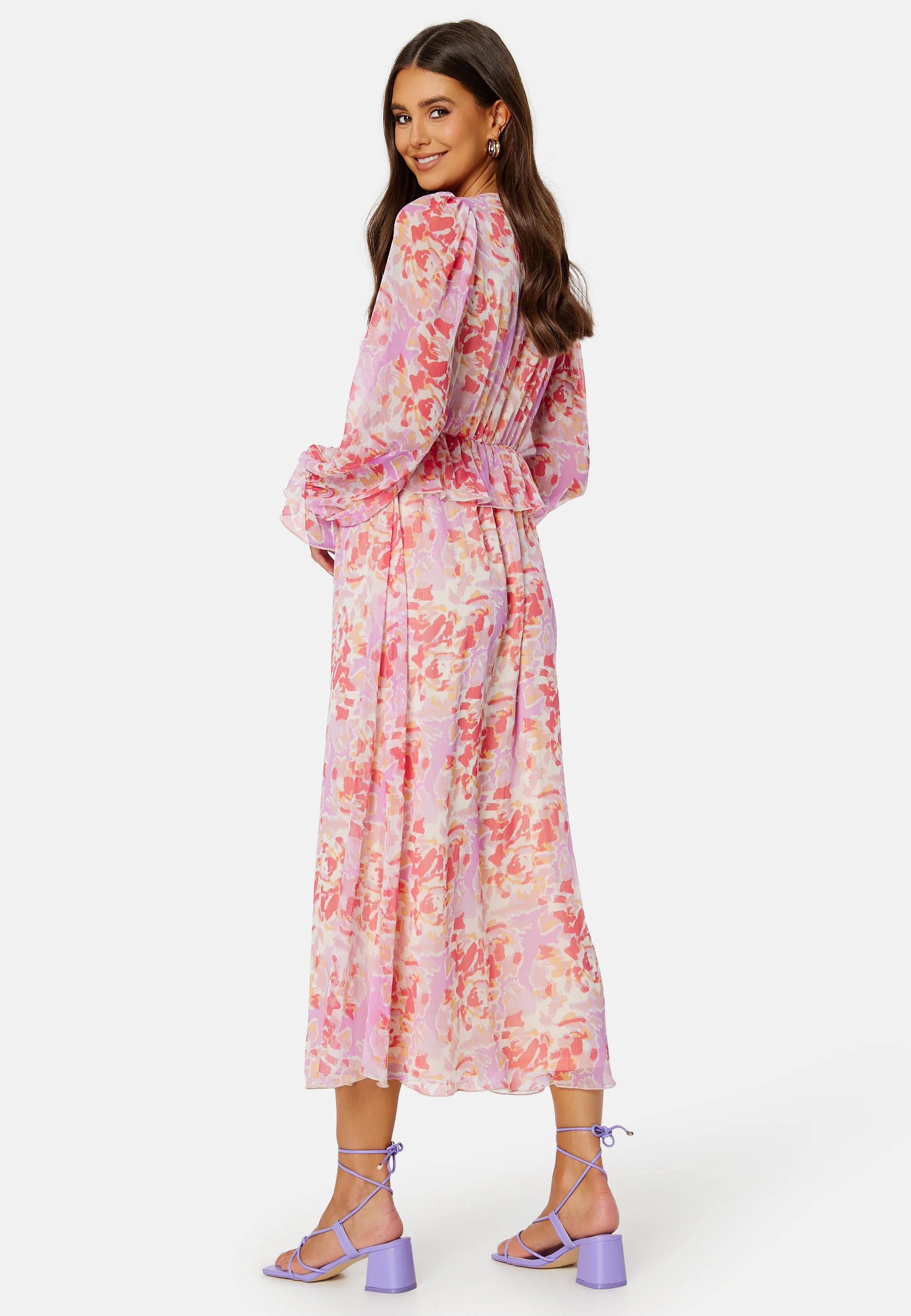 Summer Luxe Frill Midi Dress - Image 4