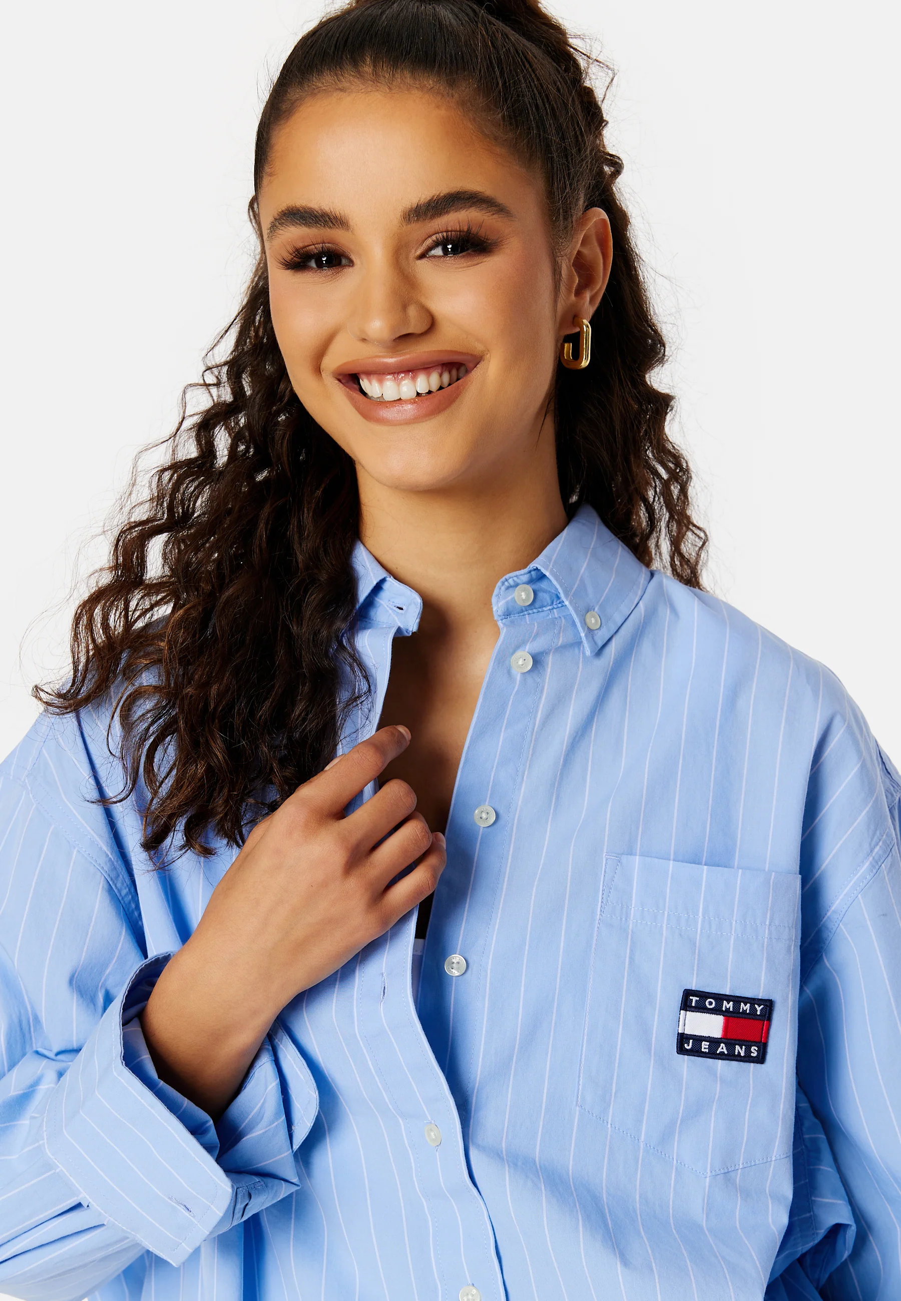Super Oversized Stripe Shirt - Image 4