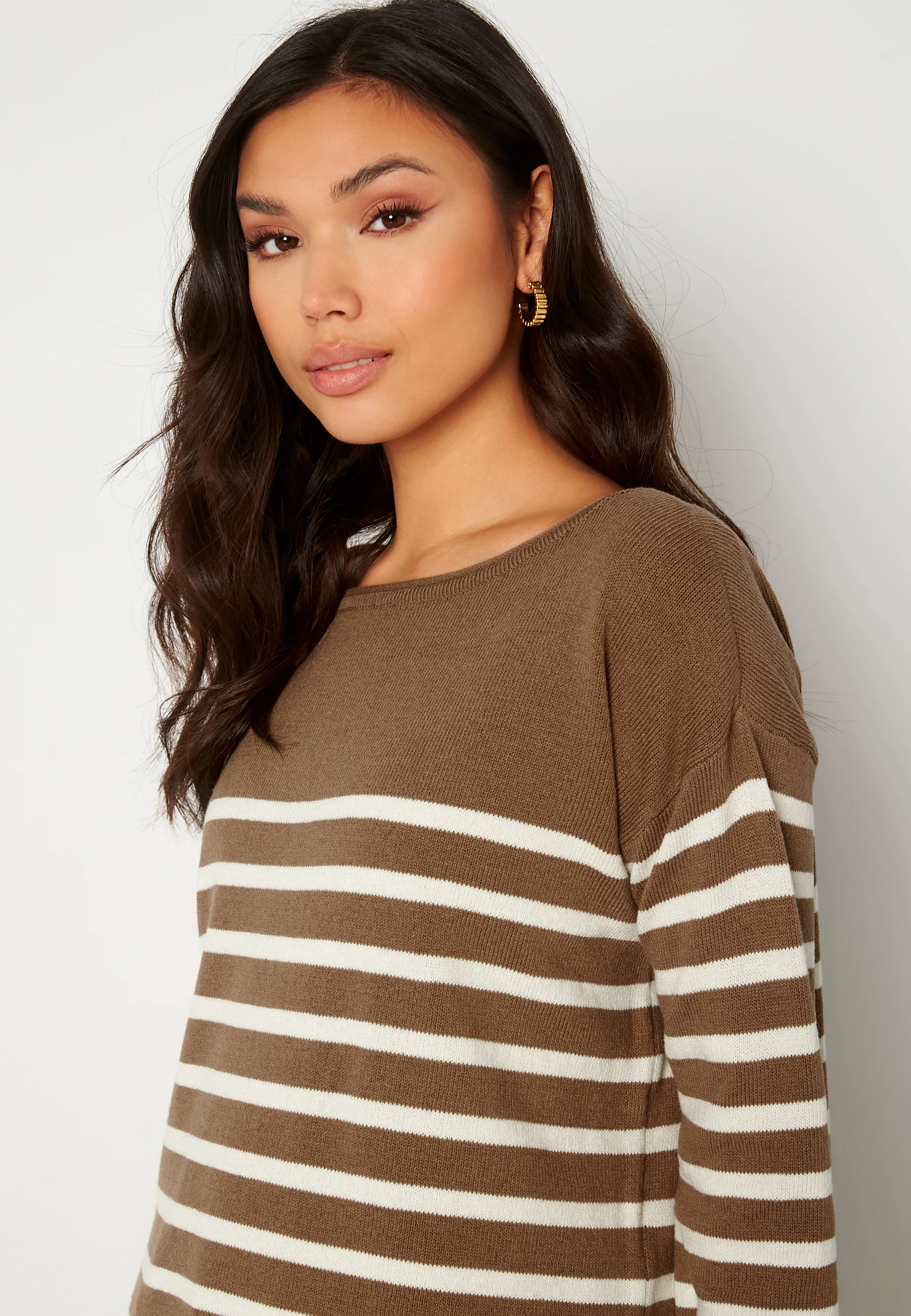 Suza Boatneck L/S Stripe Knit Top - Image 4