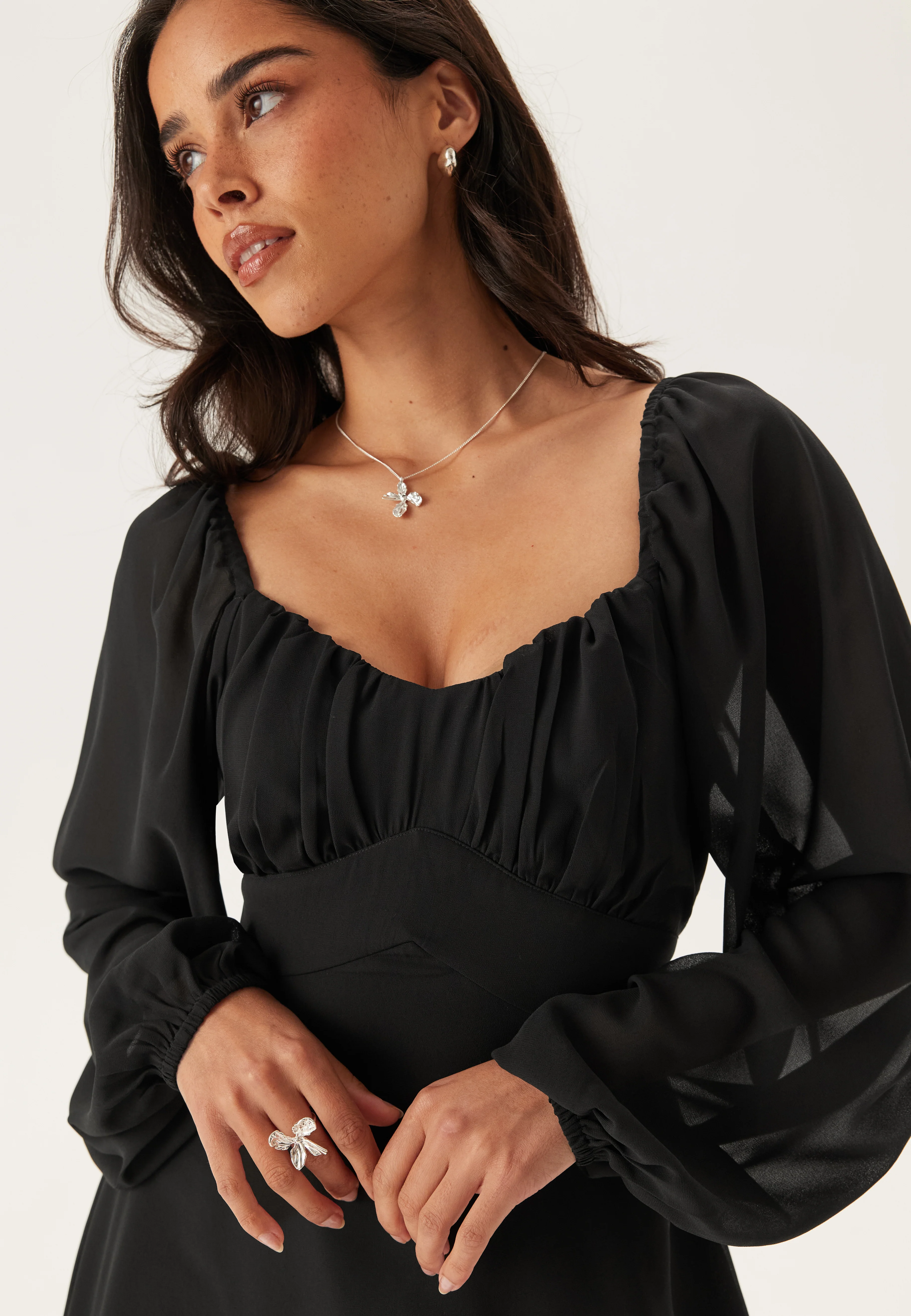 Sweetheart L/S Dress - Image 5