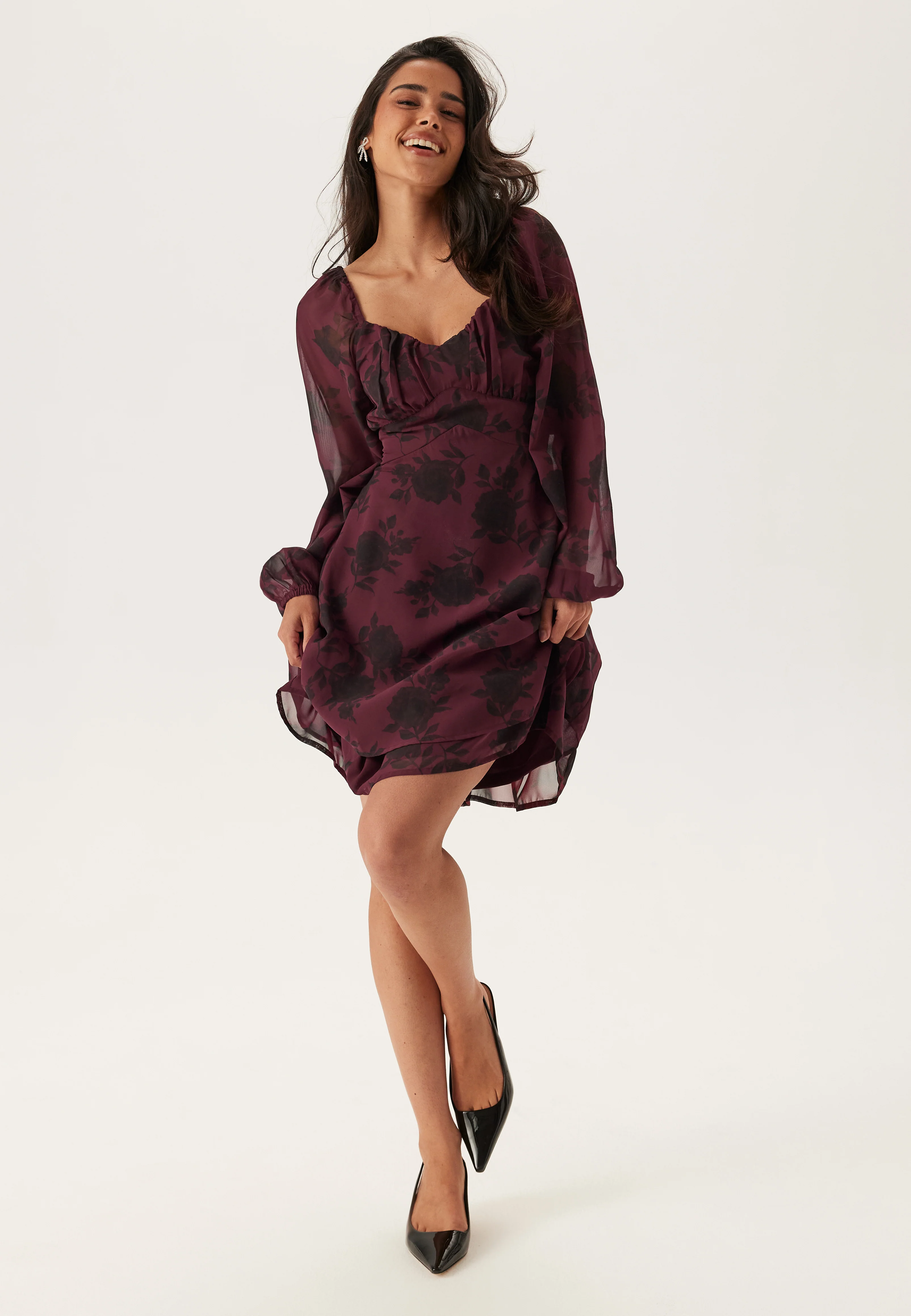 Sweetheart L/S Dress - Image 3