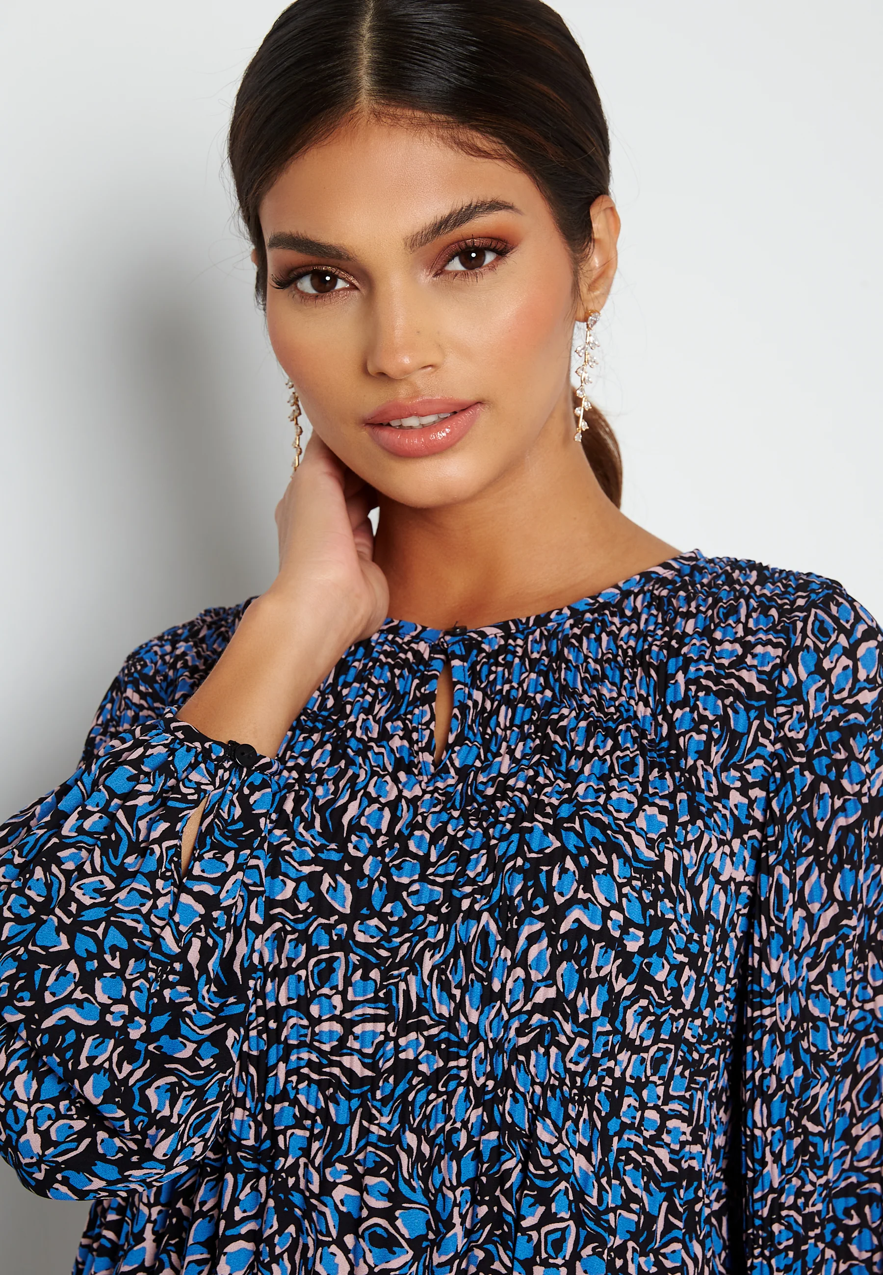 Tanny L/S Mini Plisse Top - Image 4
