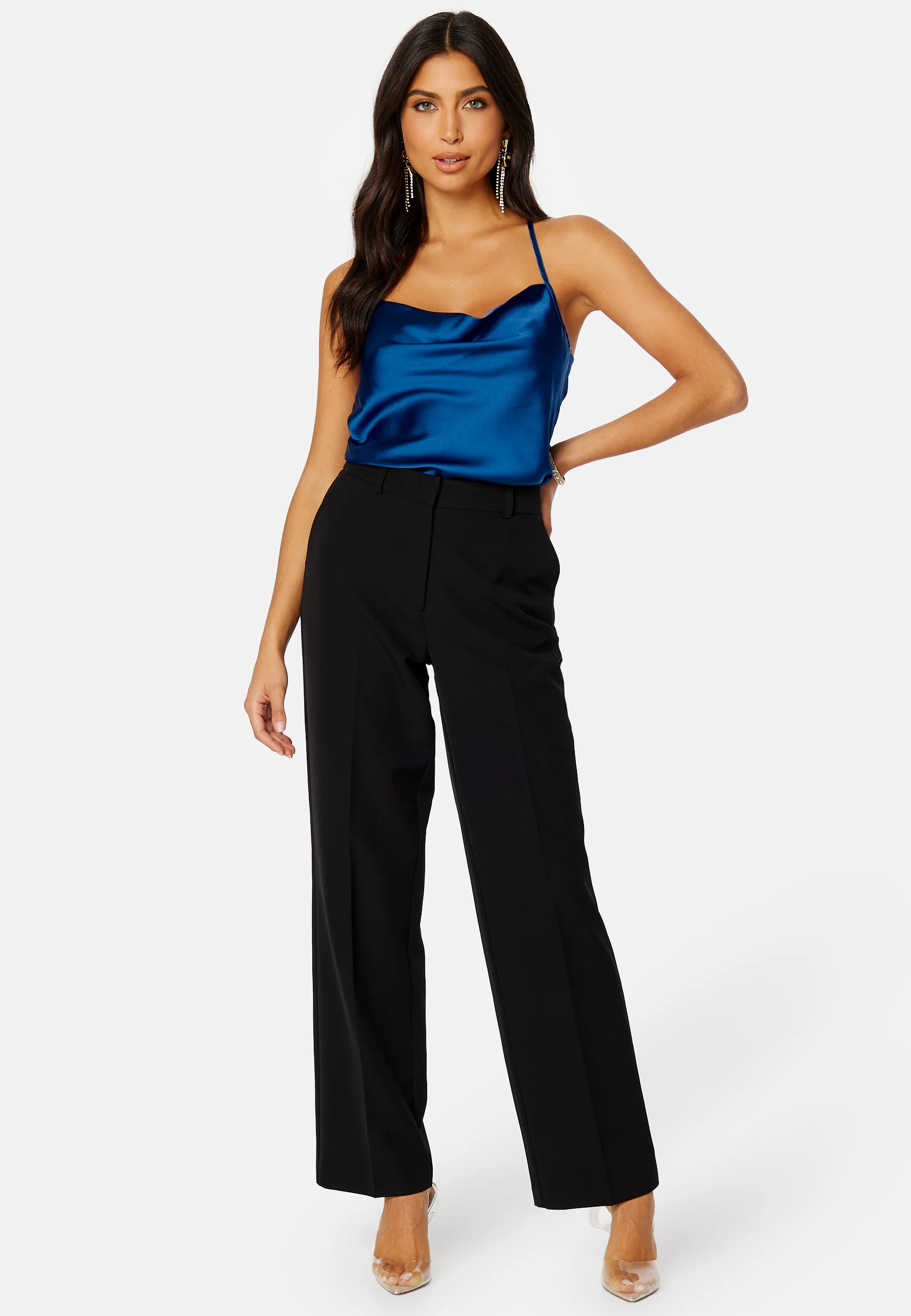 Tara drapy satin top - Image 2