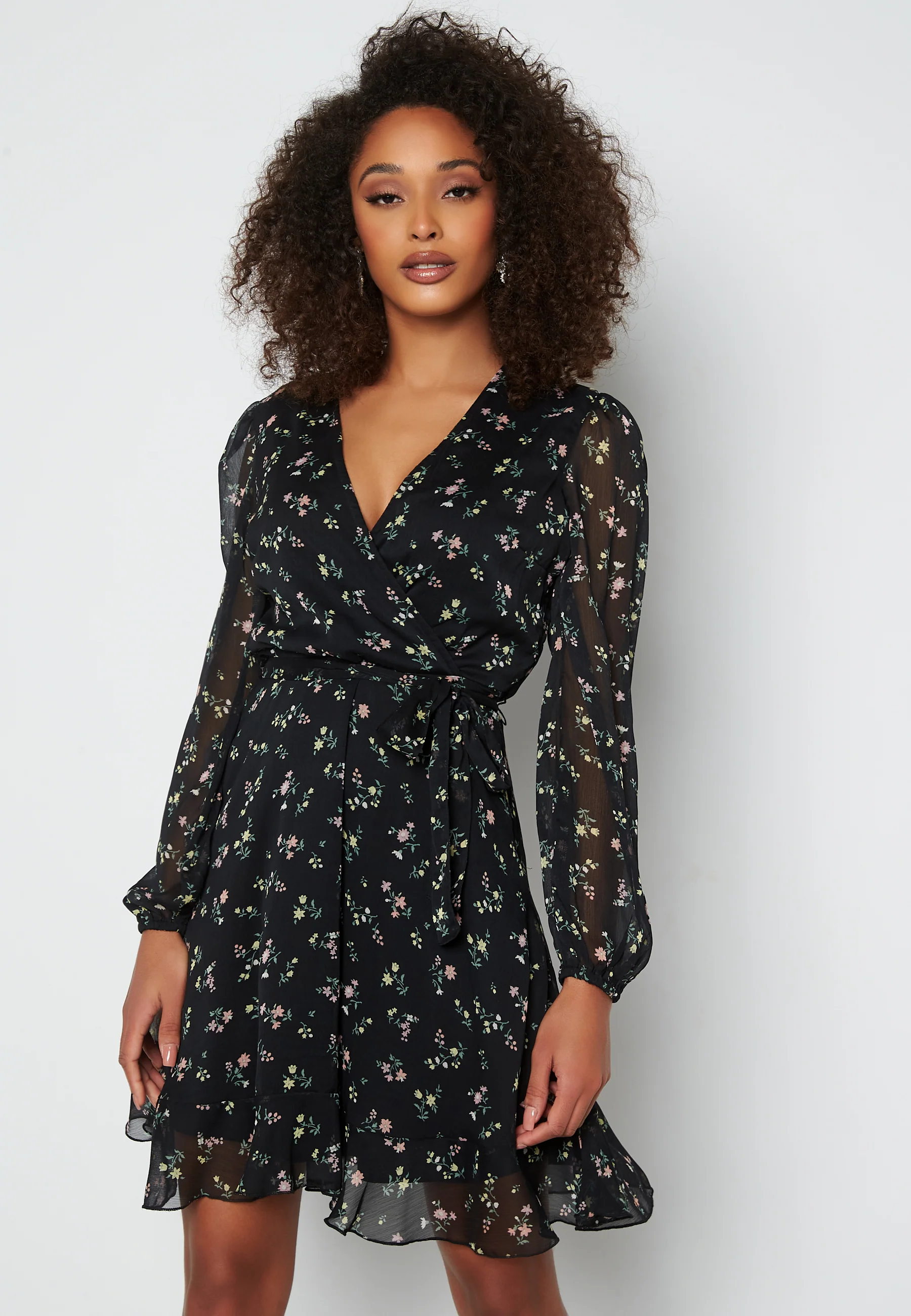 Theia wrap dress - Image 2