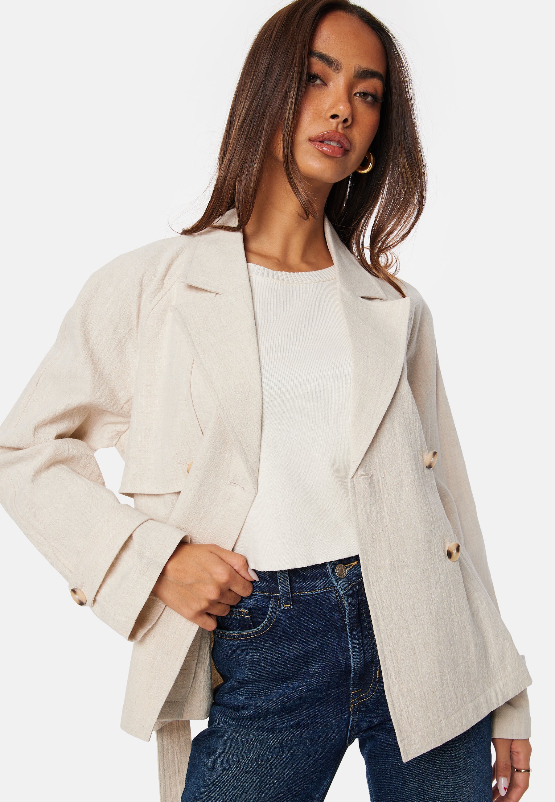 Thelma Linen Trenchcoat - Image 2