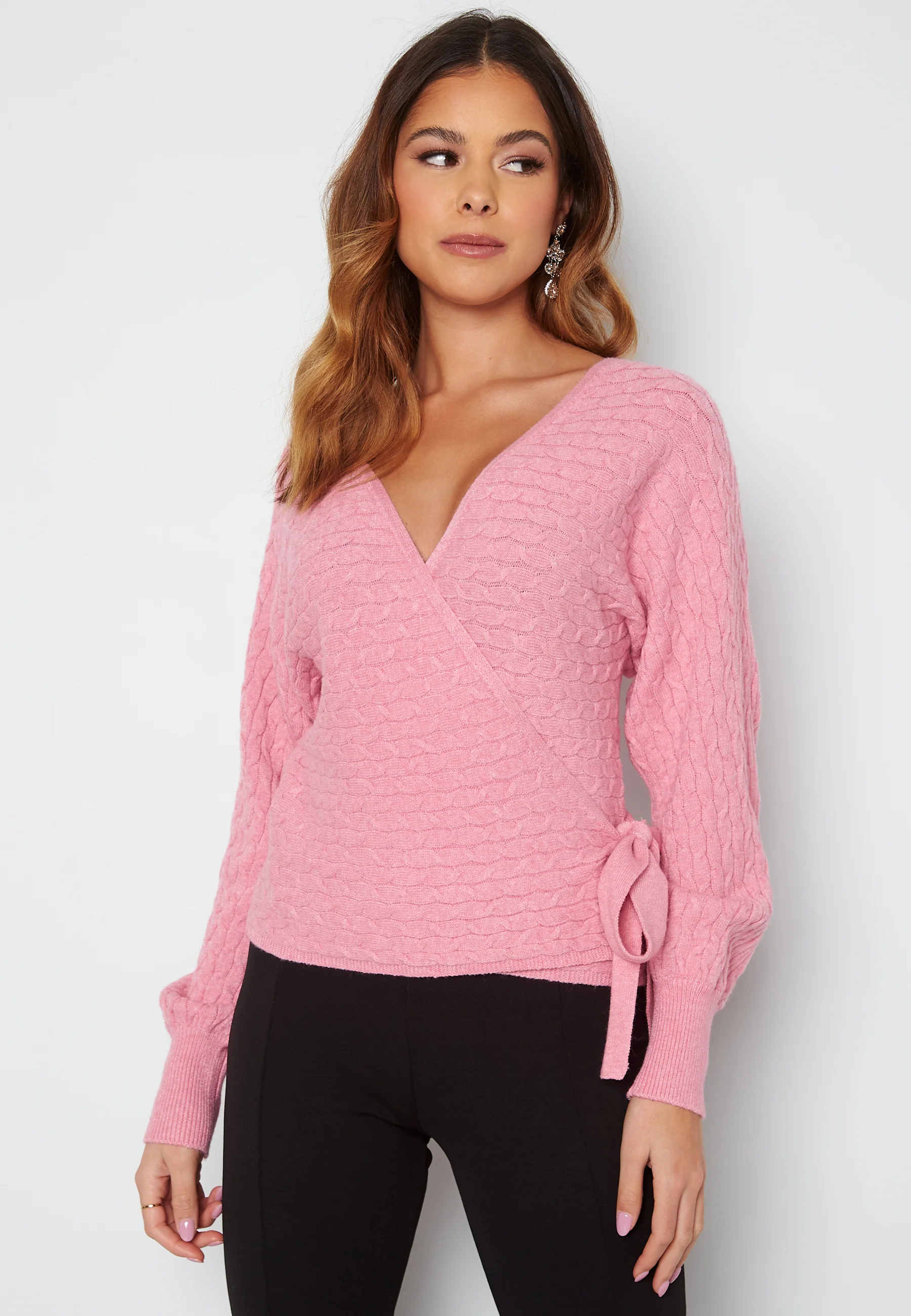 Thessa L/S Wrap Pullover