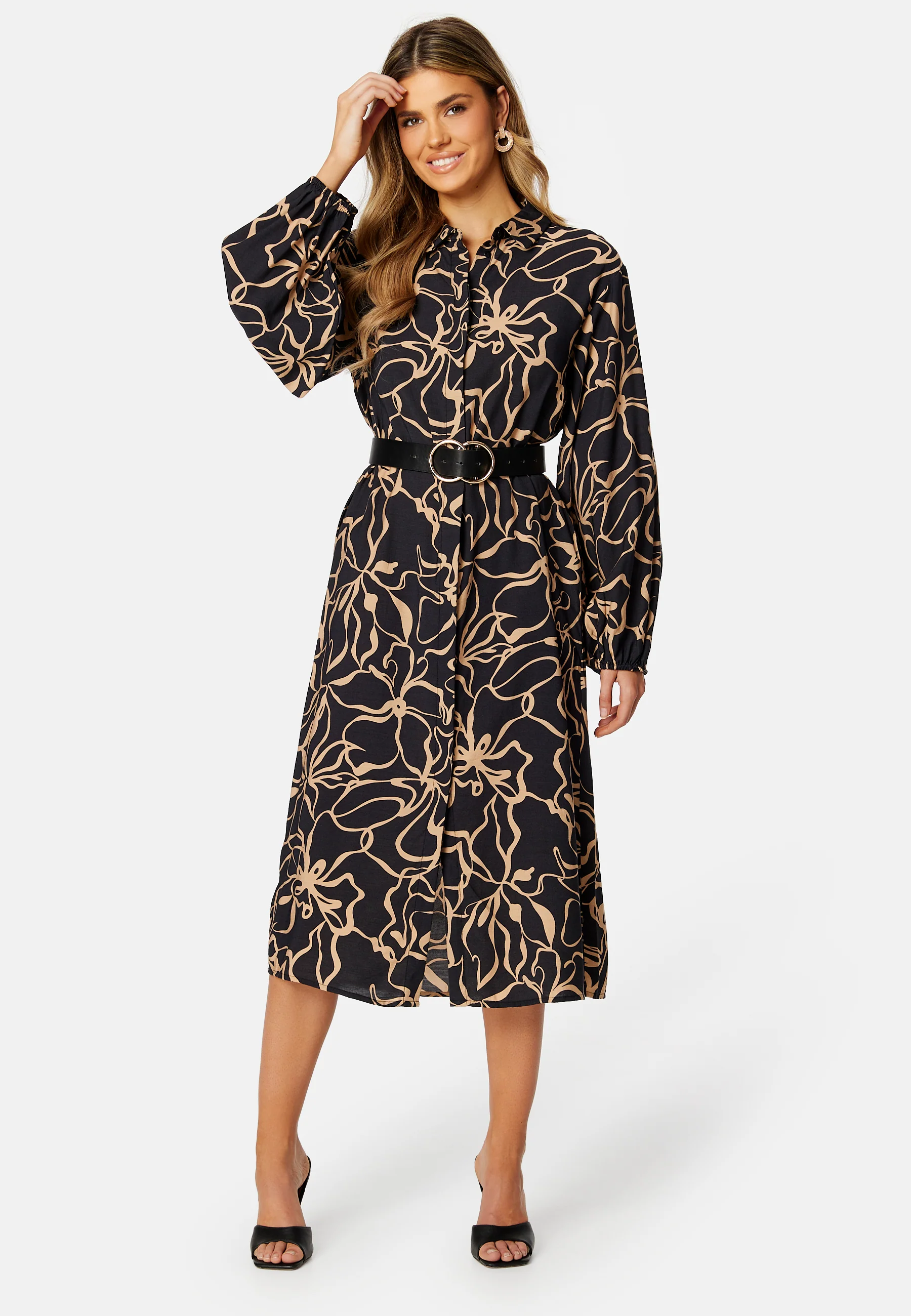 Tiana Baloon Shirt Dress
