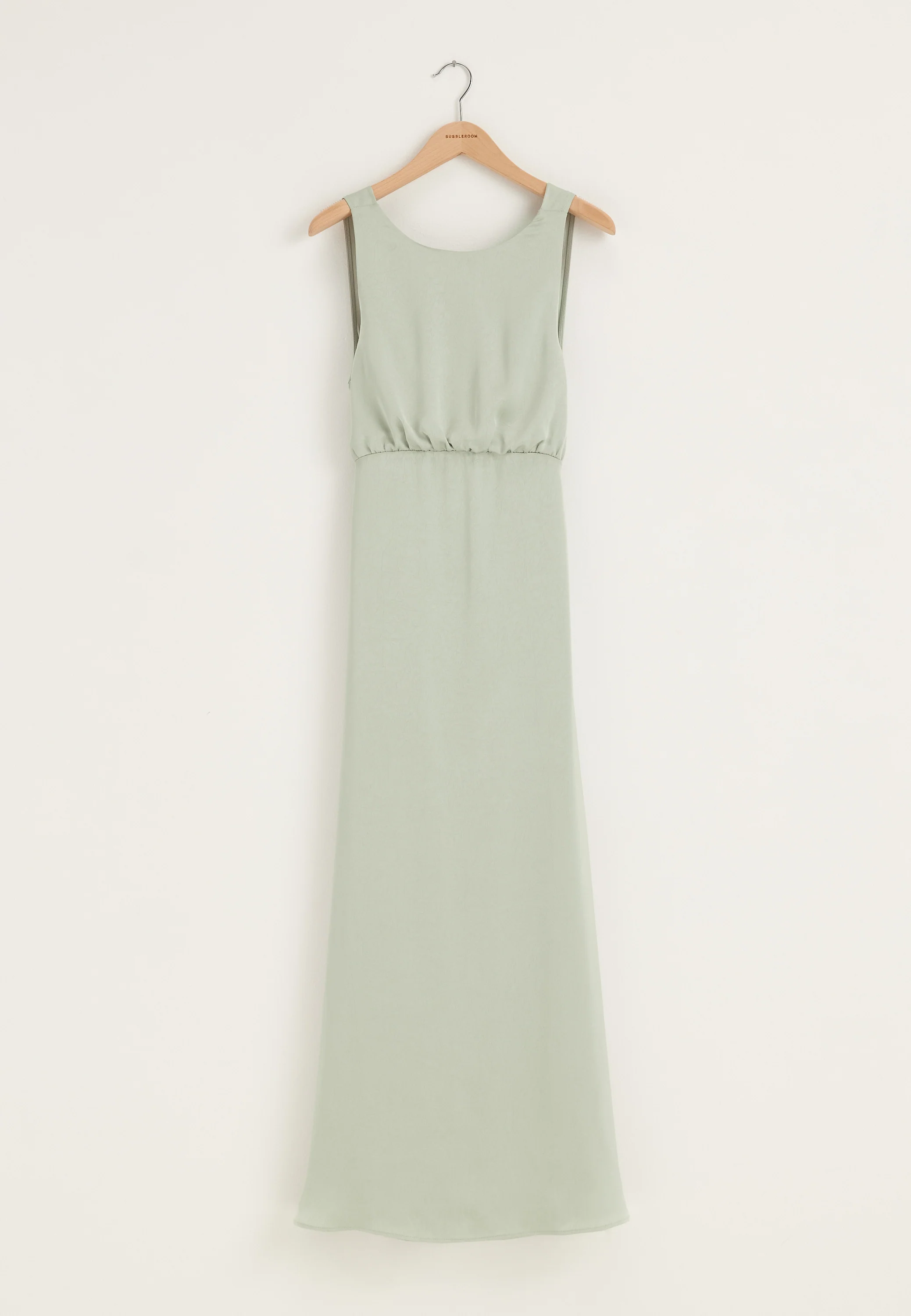 Tie Back Shawl Satin Dress - Image 13