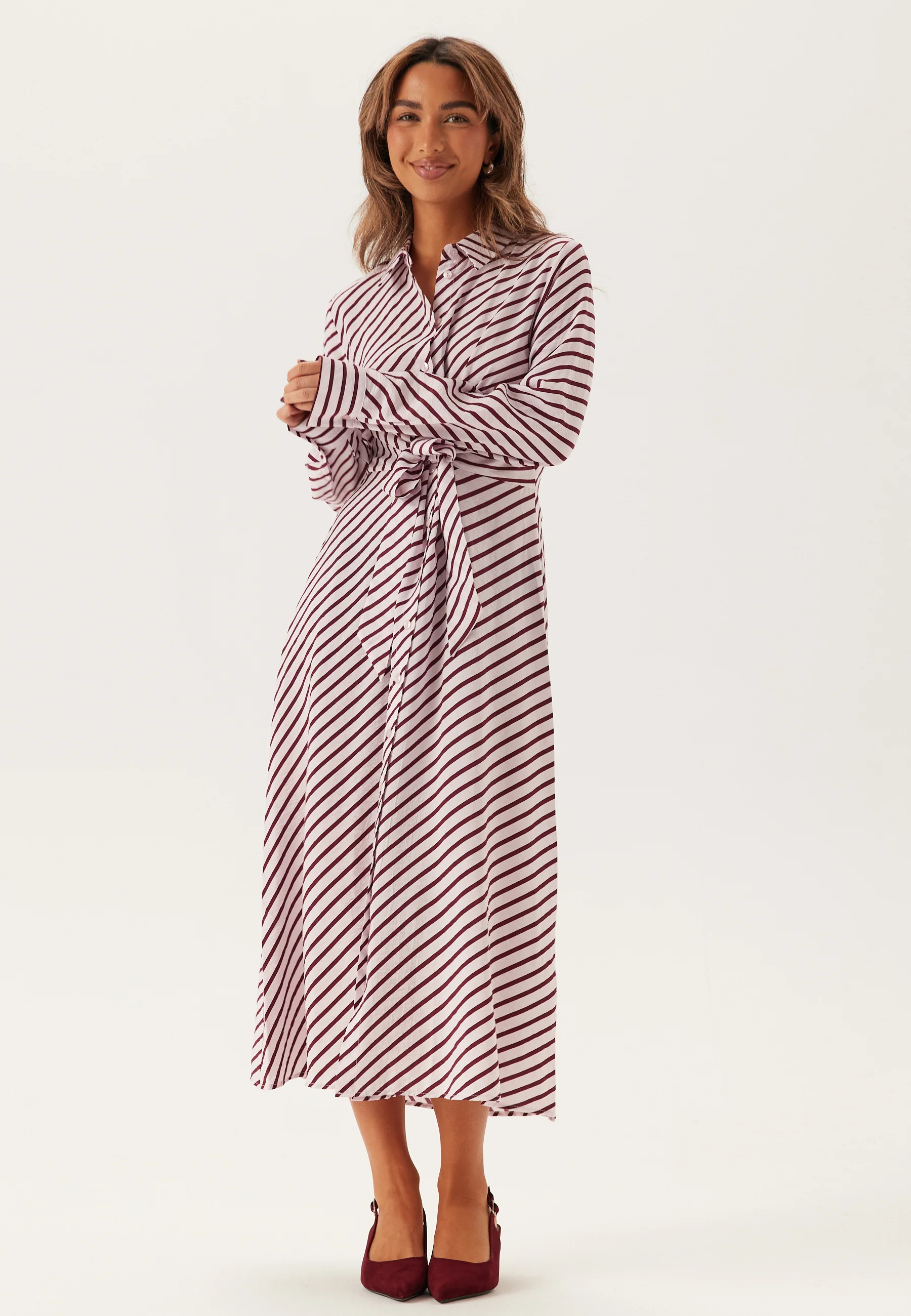 Tie Detail Shirt Dress - Image 2