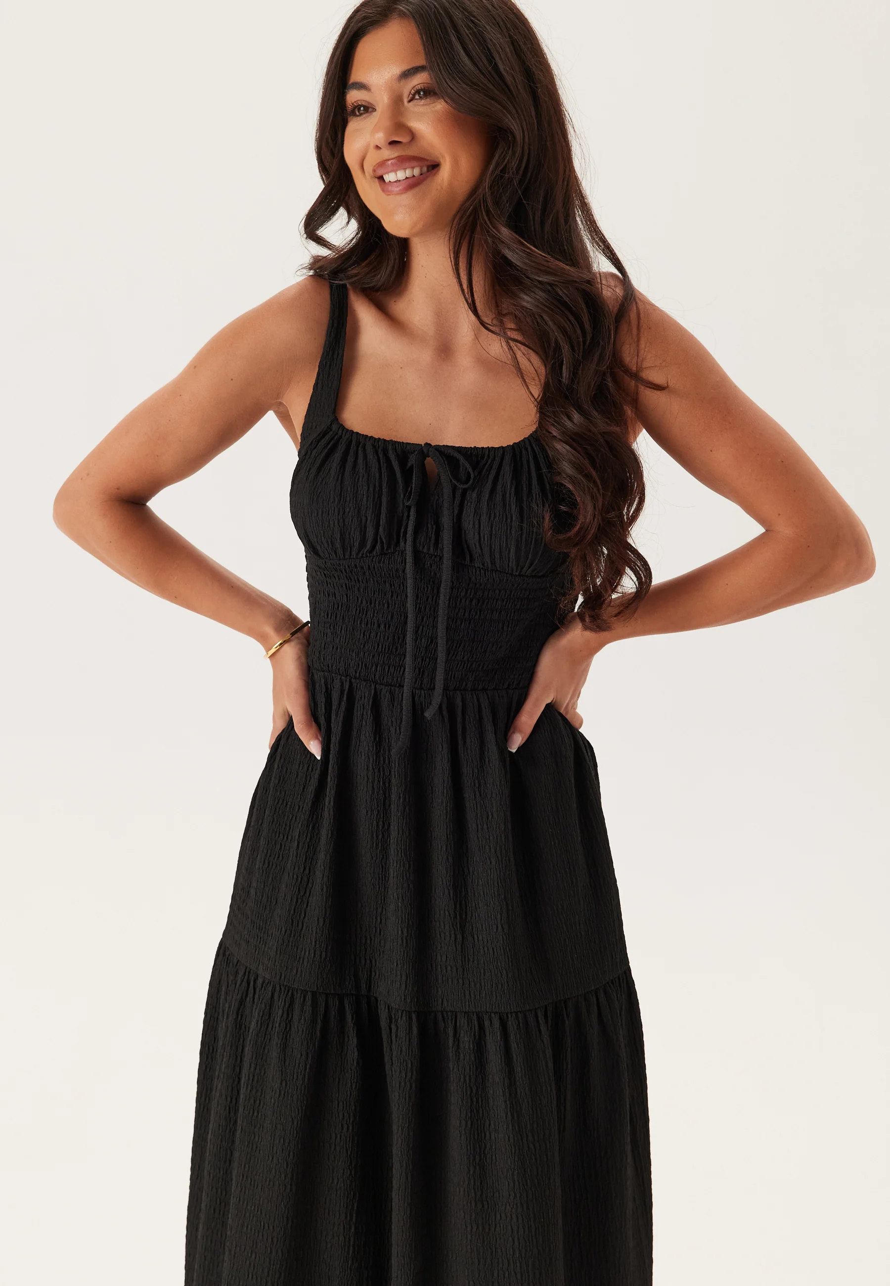 Tie Smock Dress - Image 3