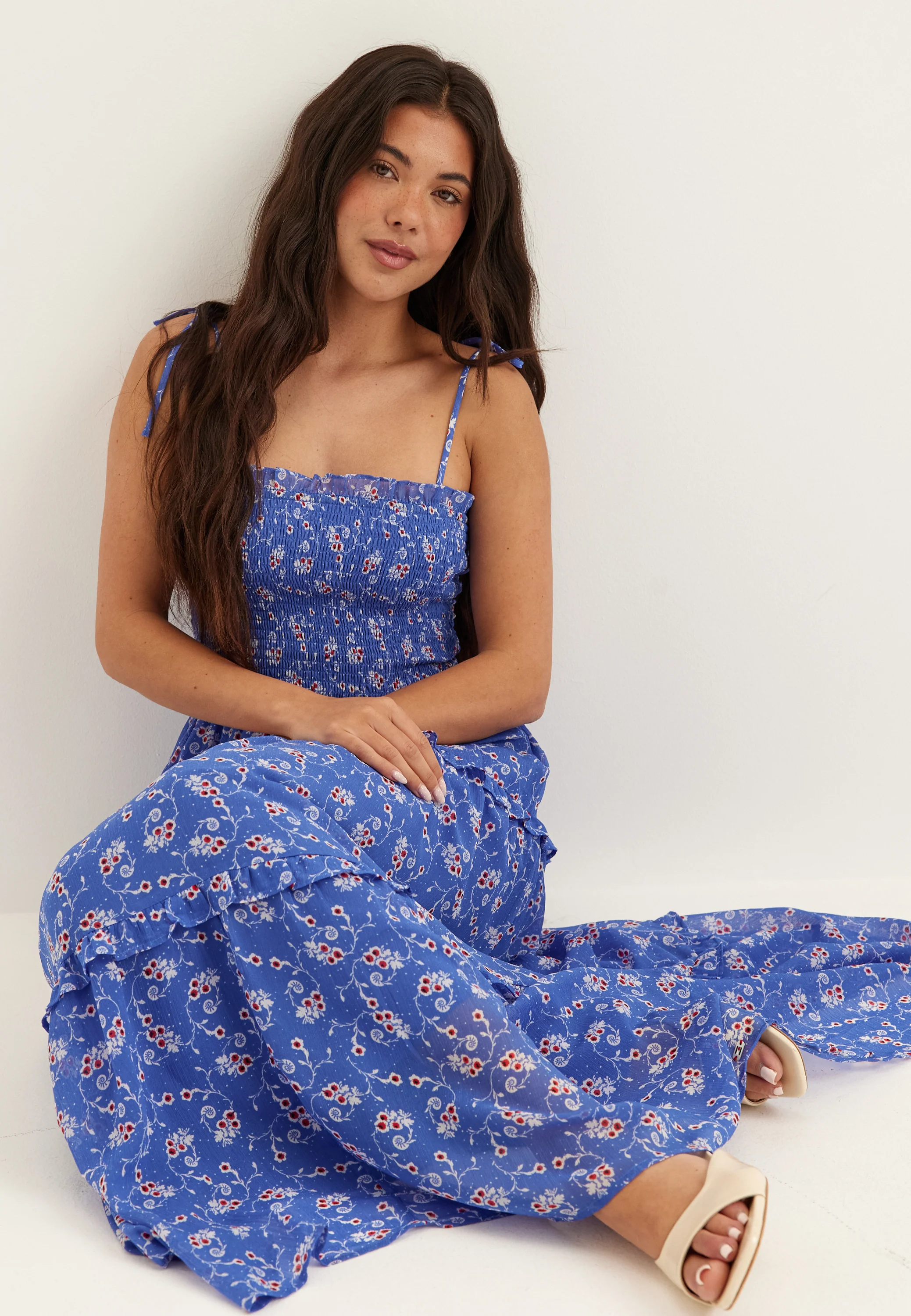 Tjw Aop Chiffon Maxi Dress Ext - Image 2