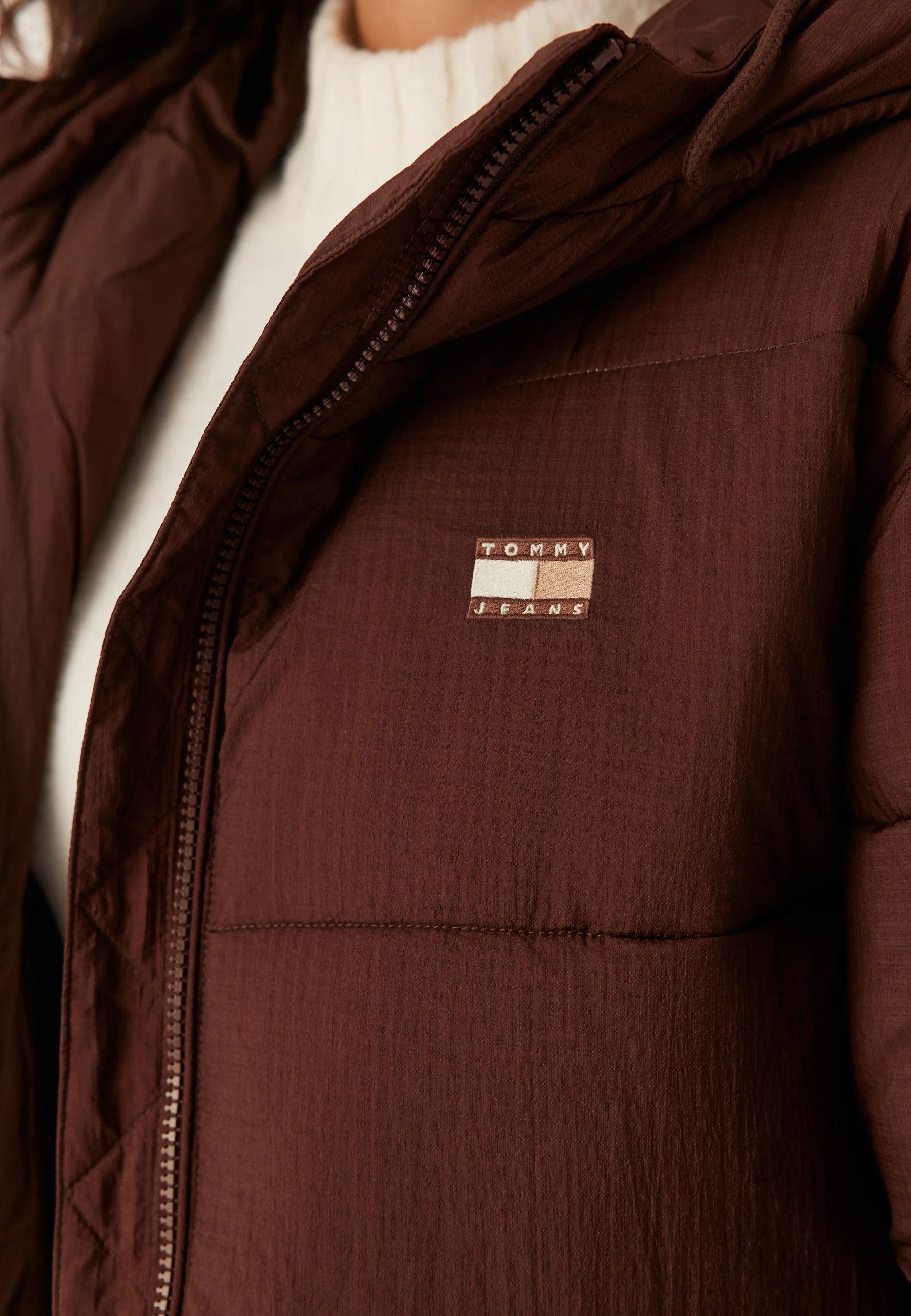 Tjw Hooded Midi Puffer Jacket - Image 5