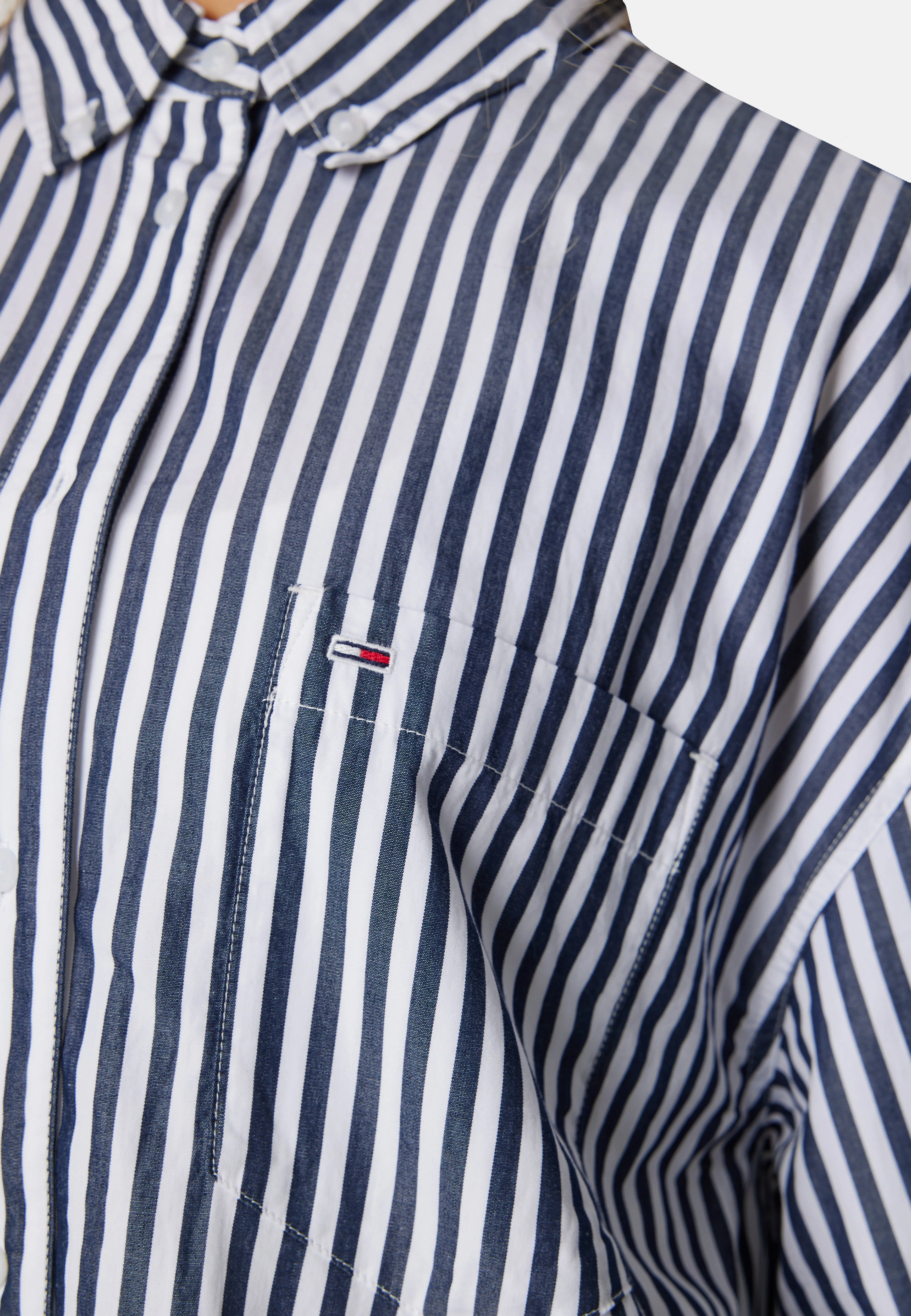 Tjw Ovs Pinstripe Shirt - Image 5