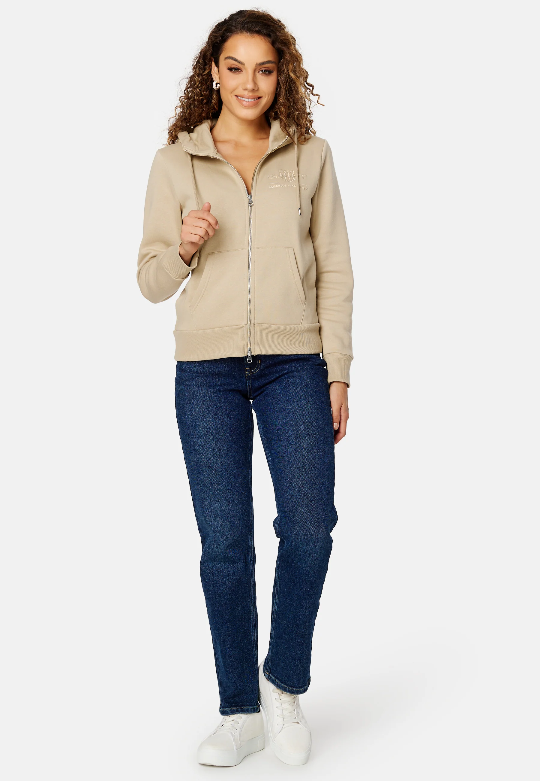 Tonal Sheild Full Zip Hoodie - Image 3