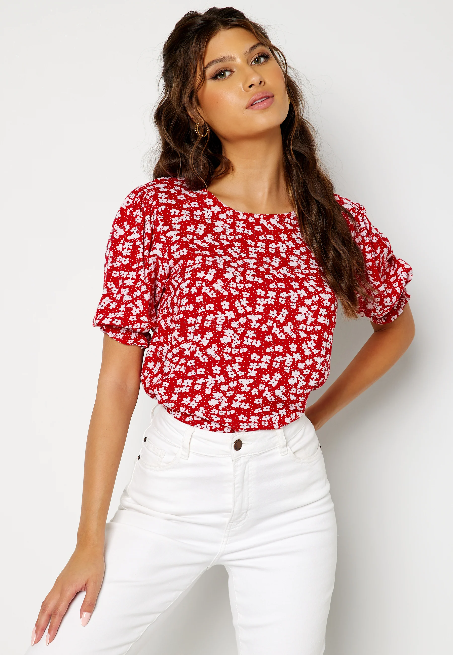 Tris puff blouse